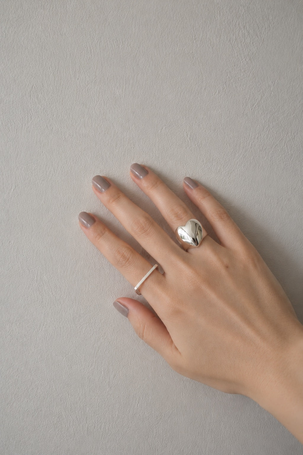 【BASENOTES】Heart signet ring