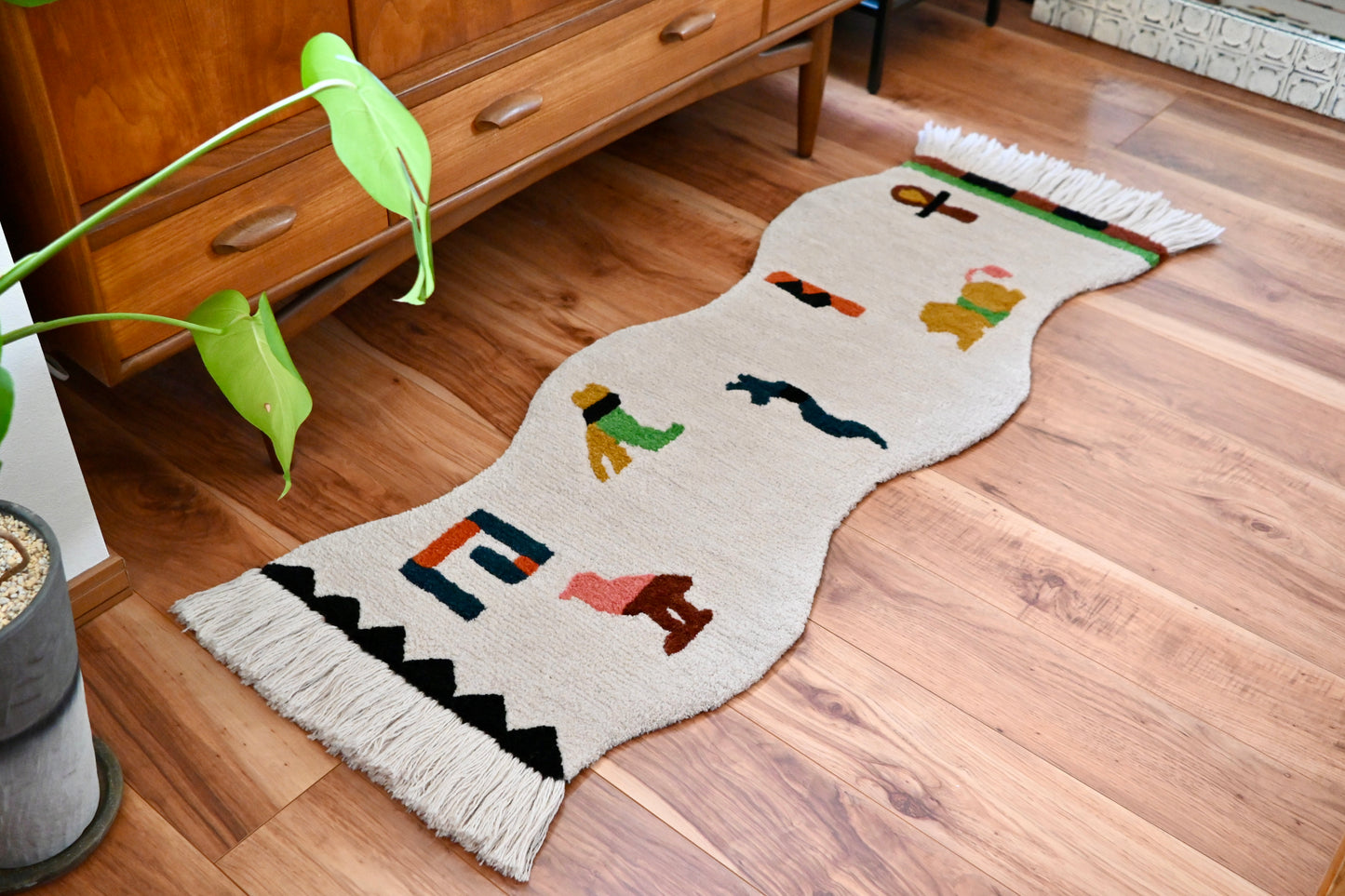 "hieroglyphs" rug