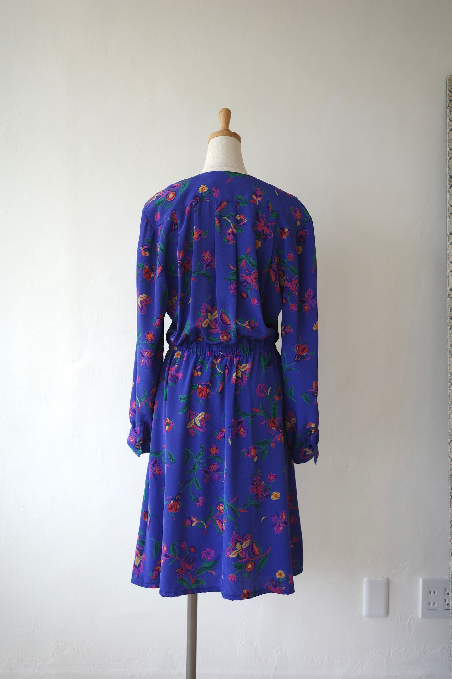 Floral Print Long Sleeve Dress