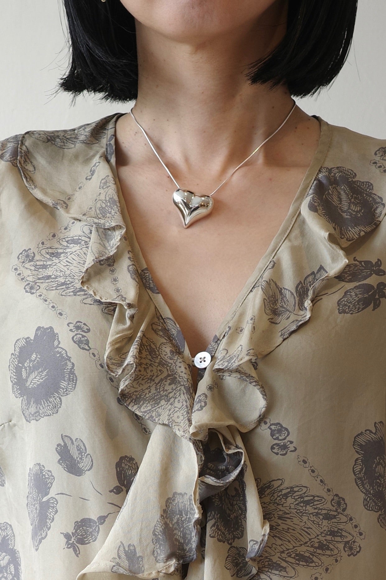 【BASENOTES】Heart necklace 40cm