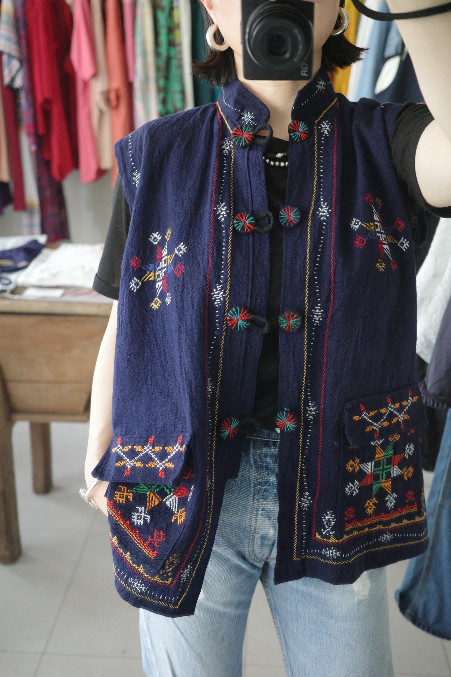 Embroidered Ethnic Vest