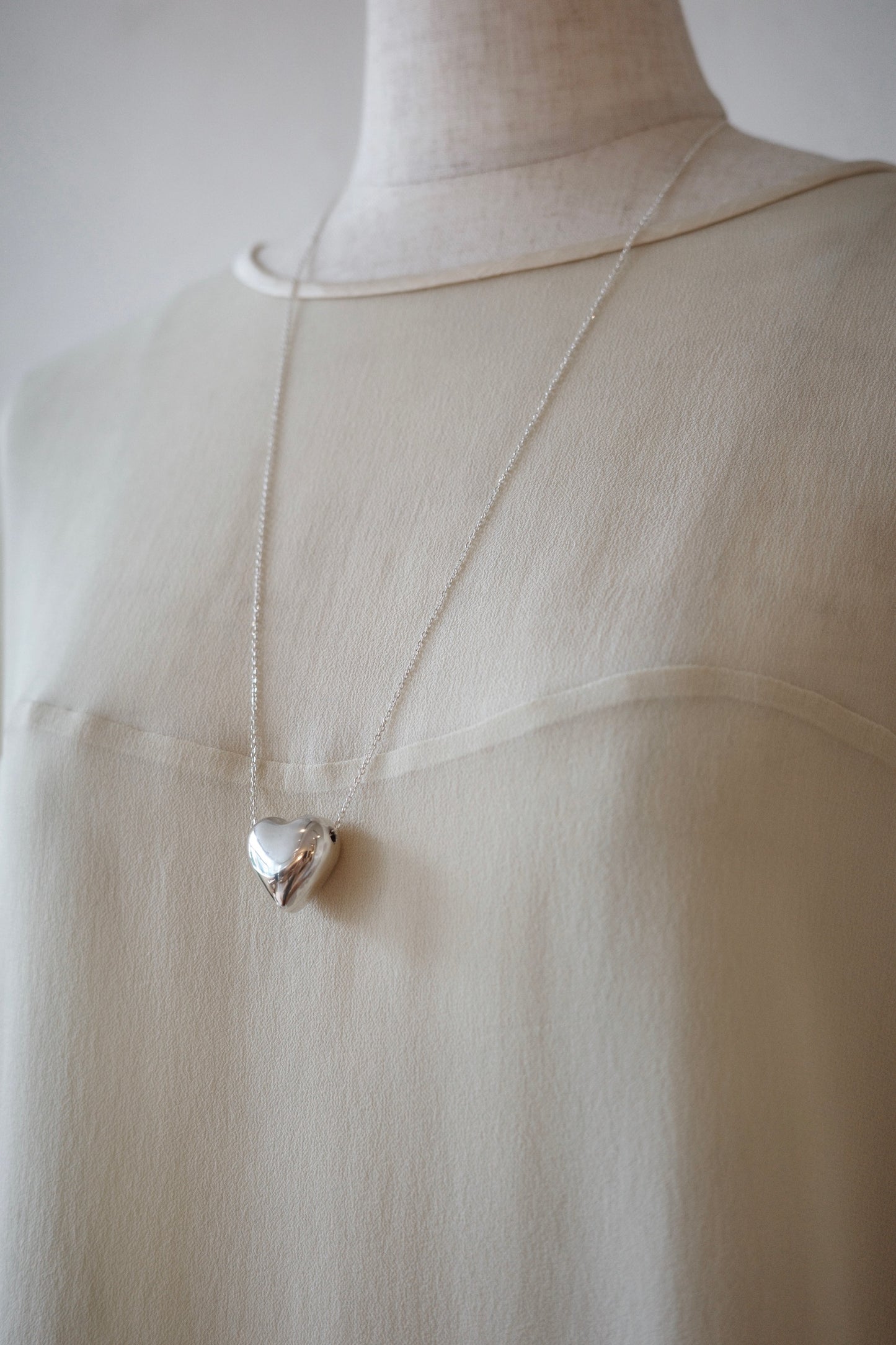 【BASENOTES】Heart necklace 65cm