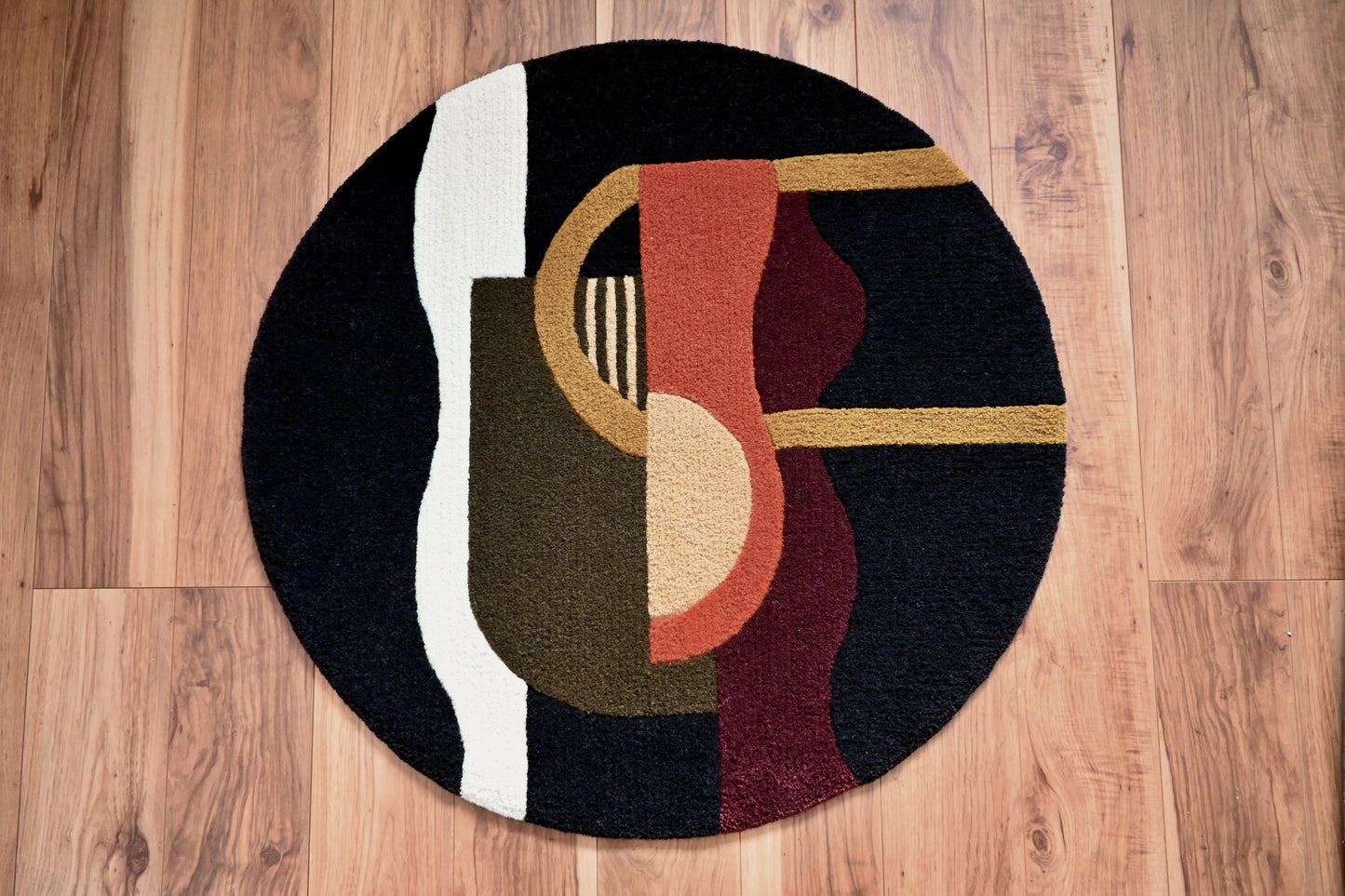 "dance in a circle" round rug