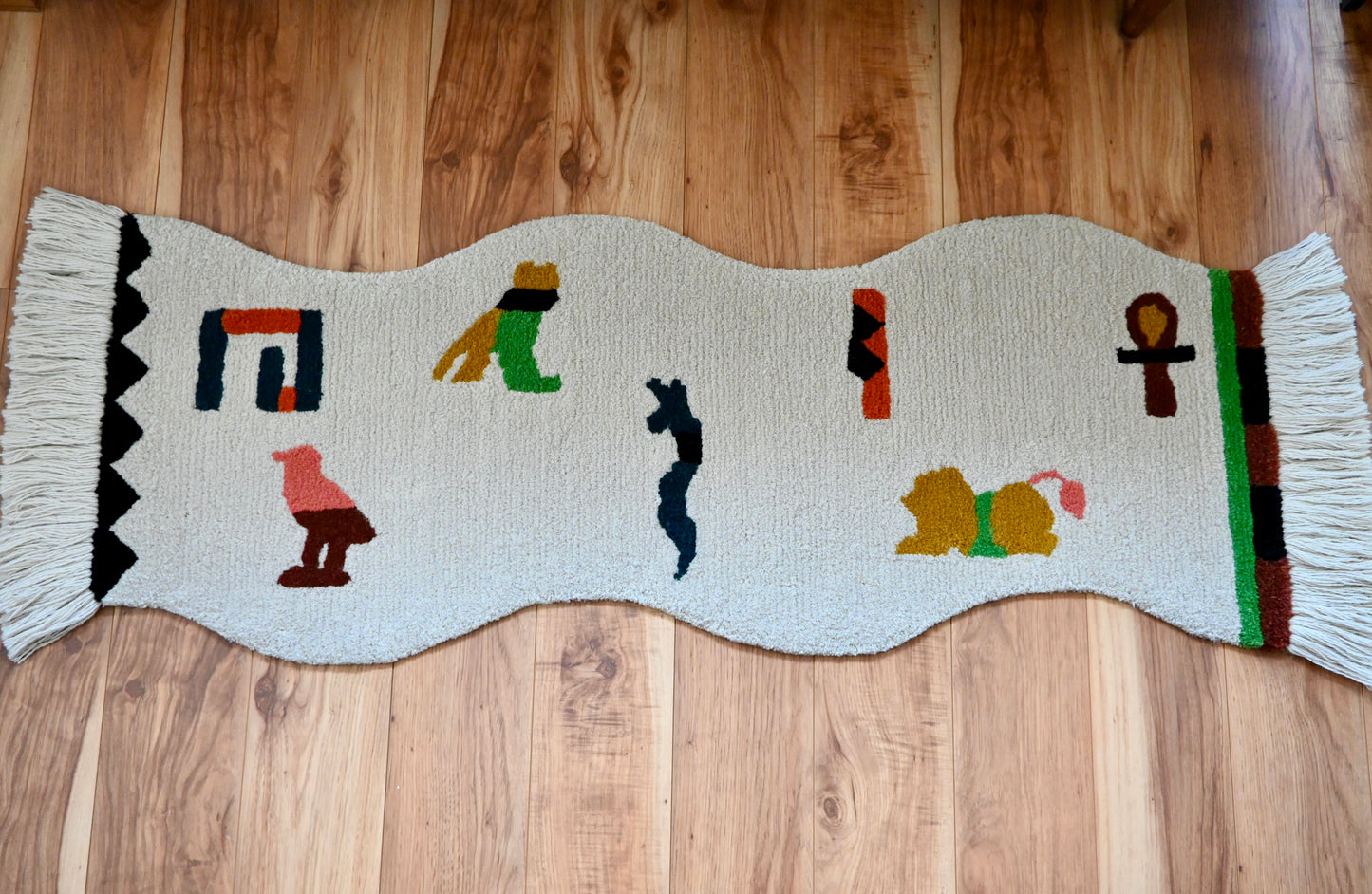 "hieroglyphs" rug