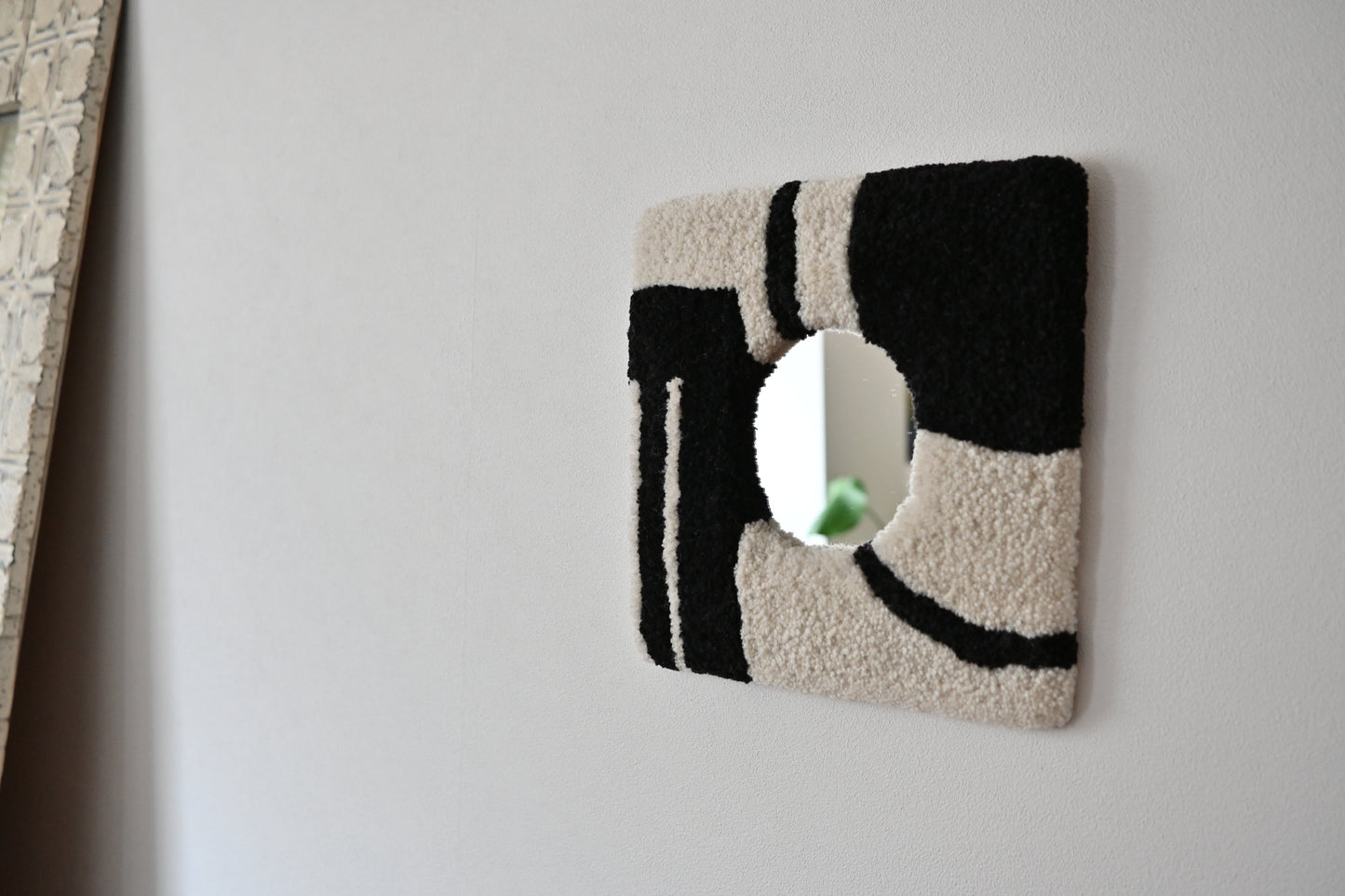 "monotone" square  mirror