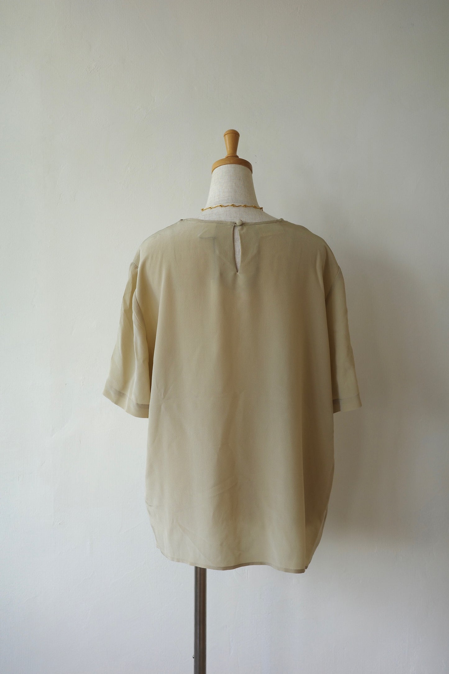 Braided detail Silk Blouse