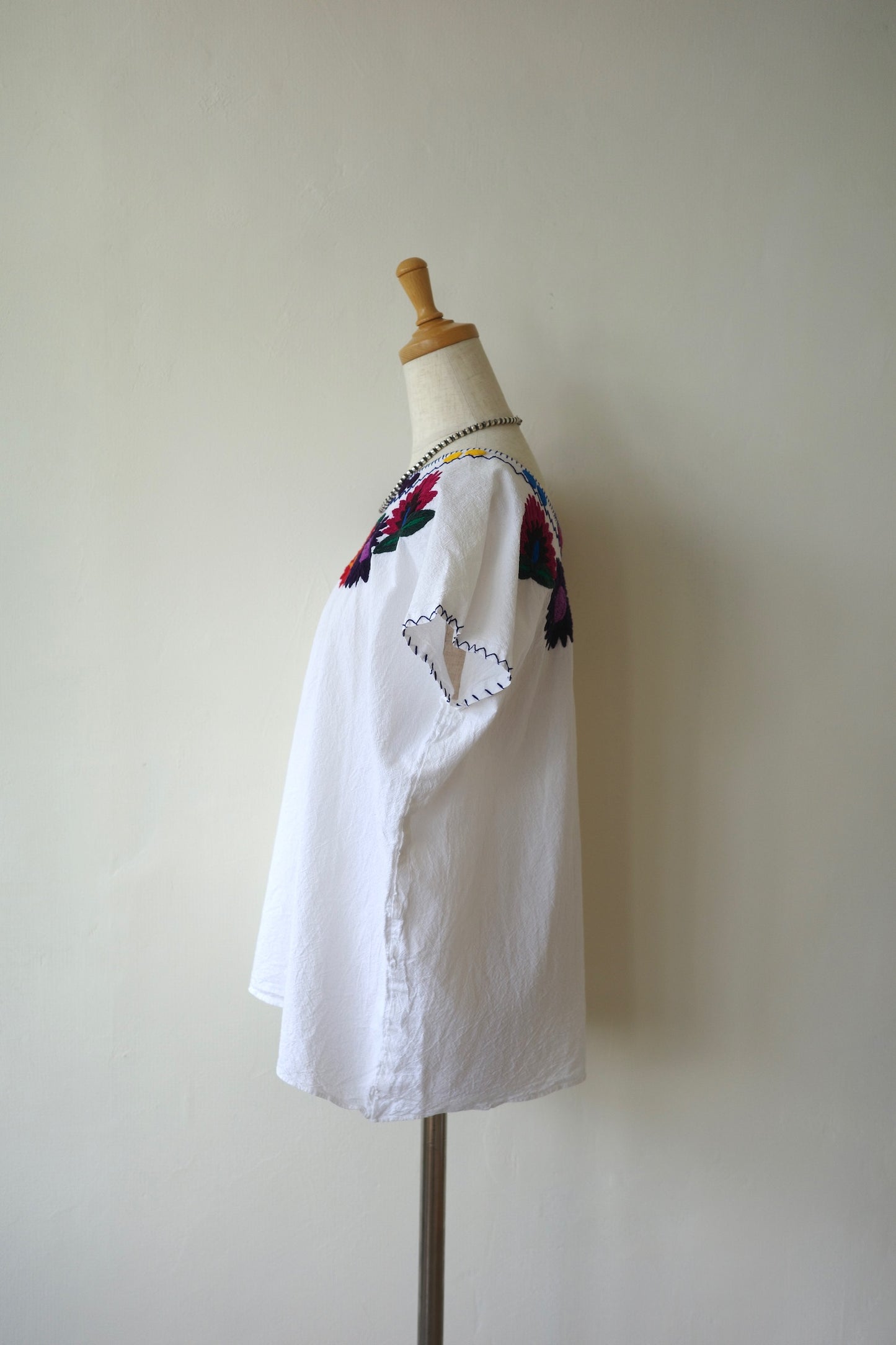 Embroidered Floral Cotton Blouse
