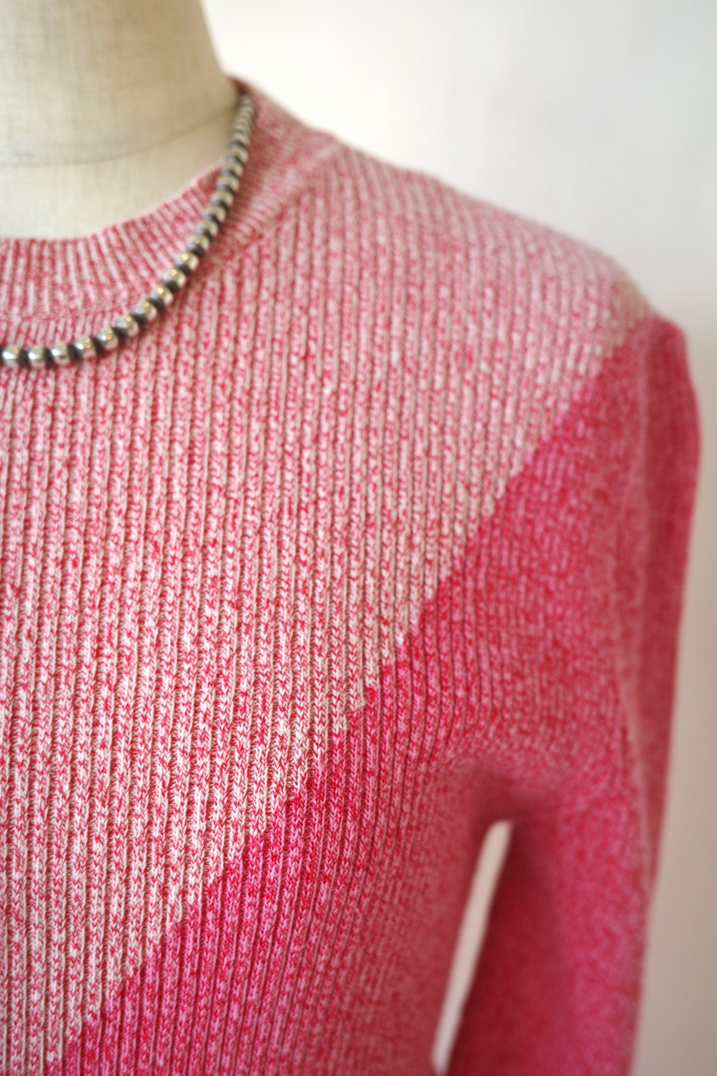 OLD CELINE Two-Tone Knit Top