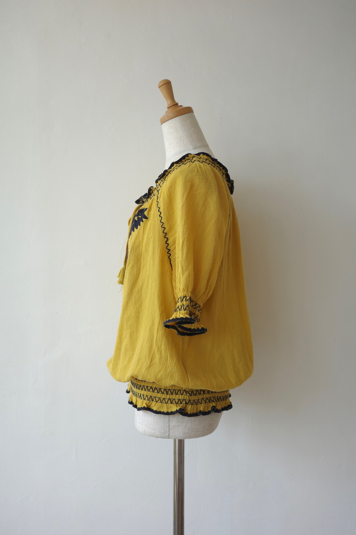 TORY BURCH Embroidered Tassel Blouse