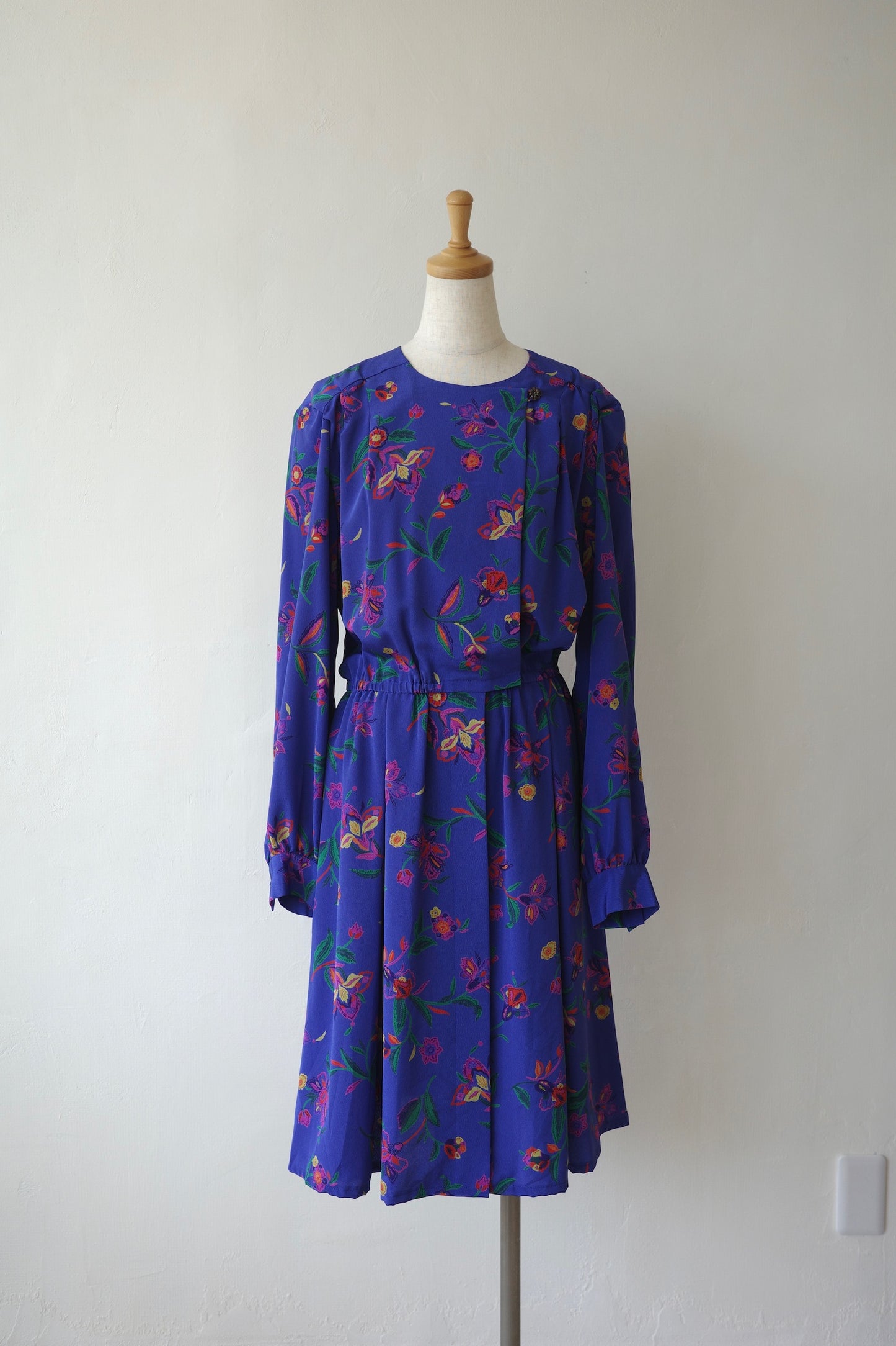 Floral Print Long Sleeve Dress