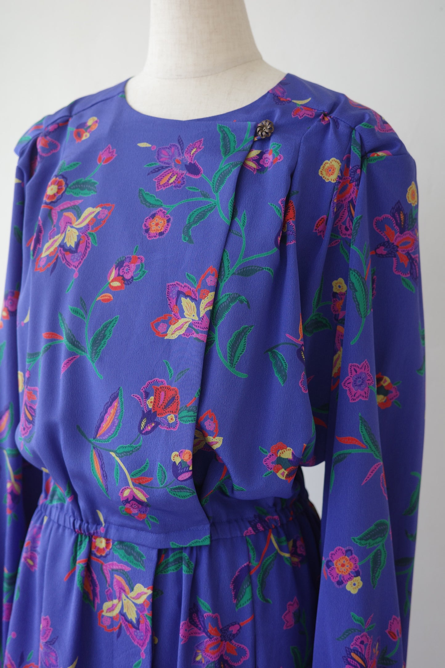 Floral Print Long Sleeve Dress