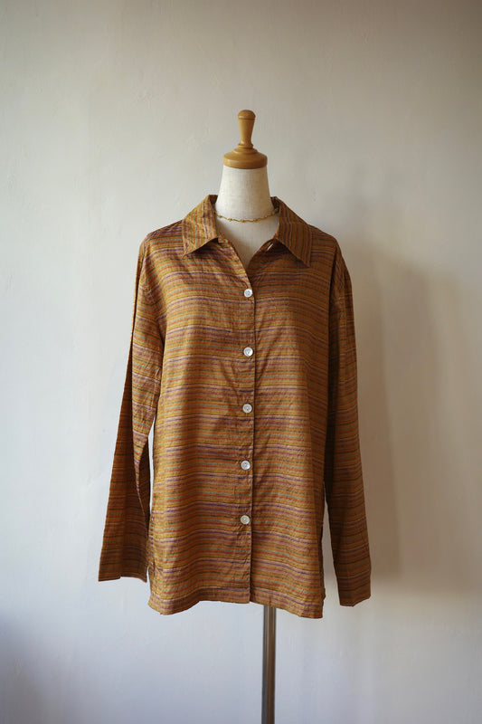 Multi Striped Silk Shirt