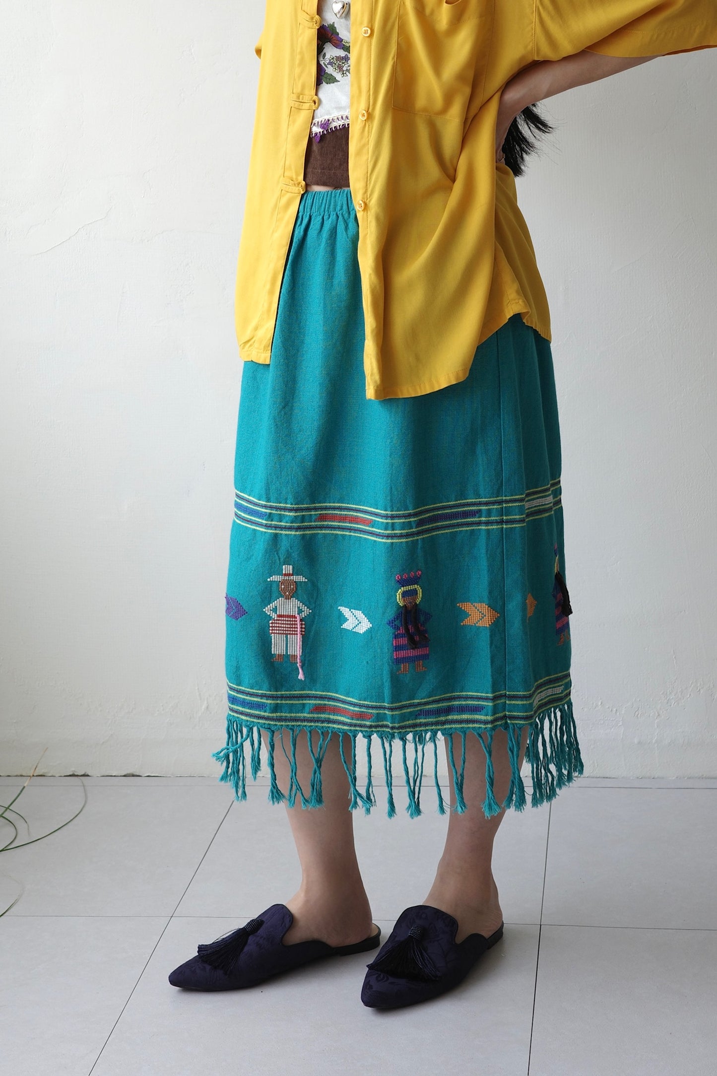 Guatemalan Embroidered Skirt