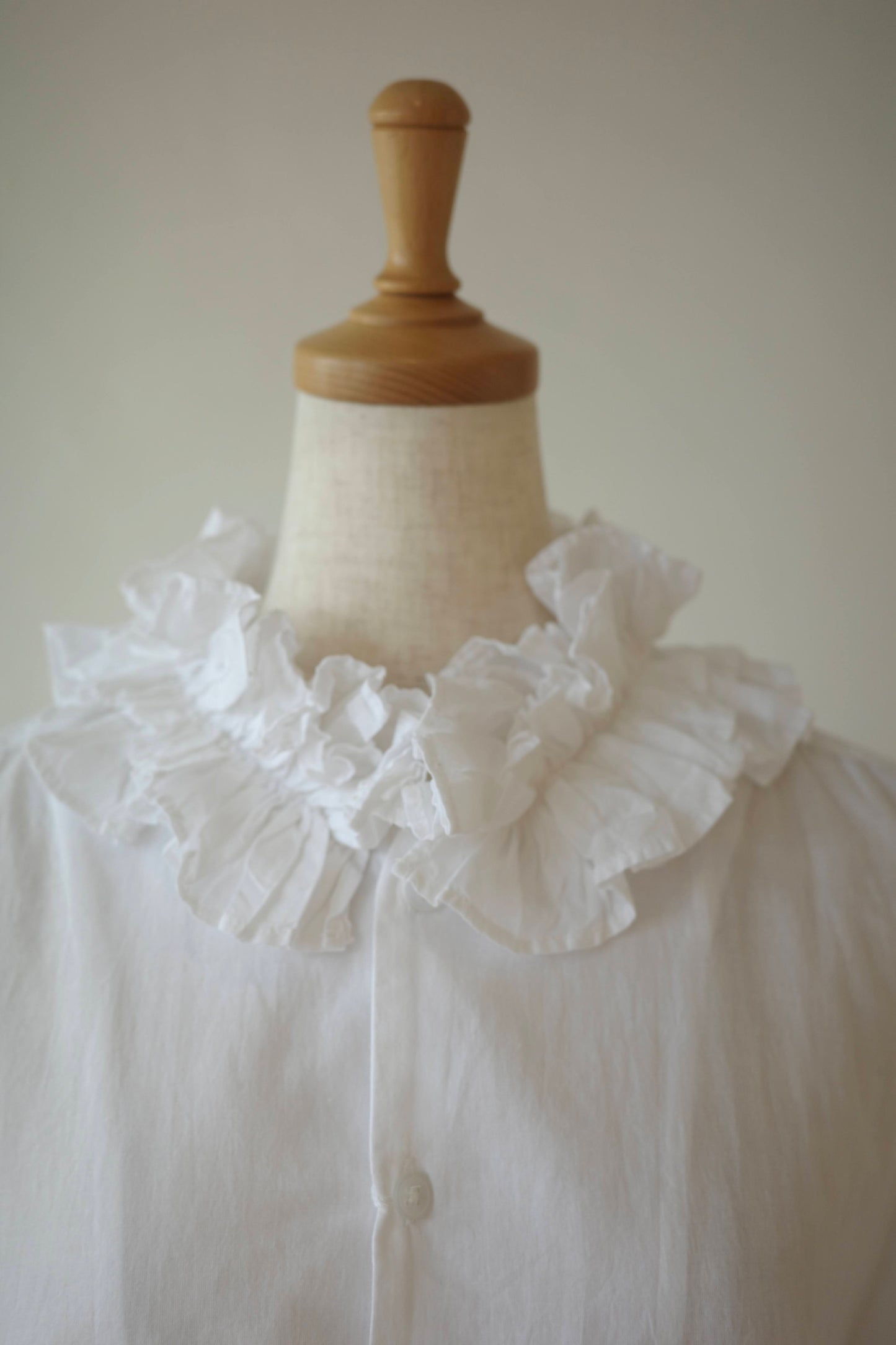 【crinkle crinkle crinkle】cotton frill coller shirts