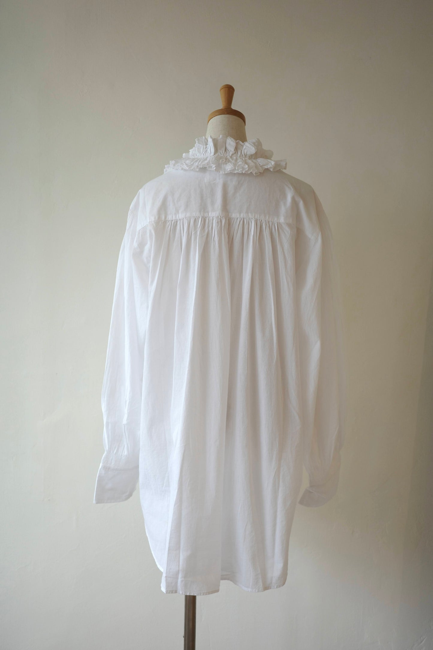 【crinkle crinkle crinkle】cotton frill coller shirts