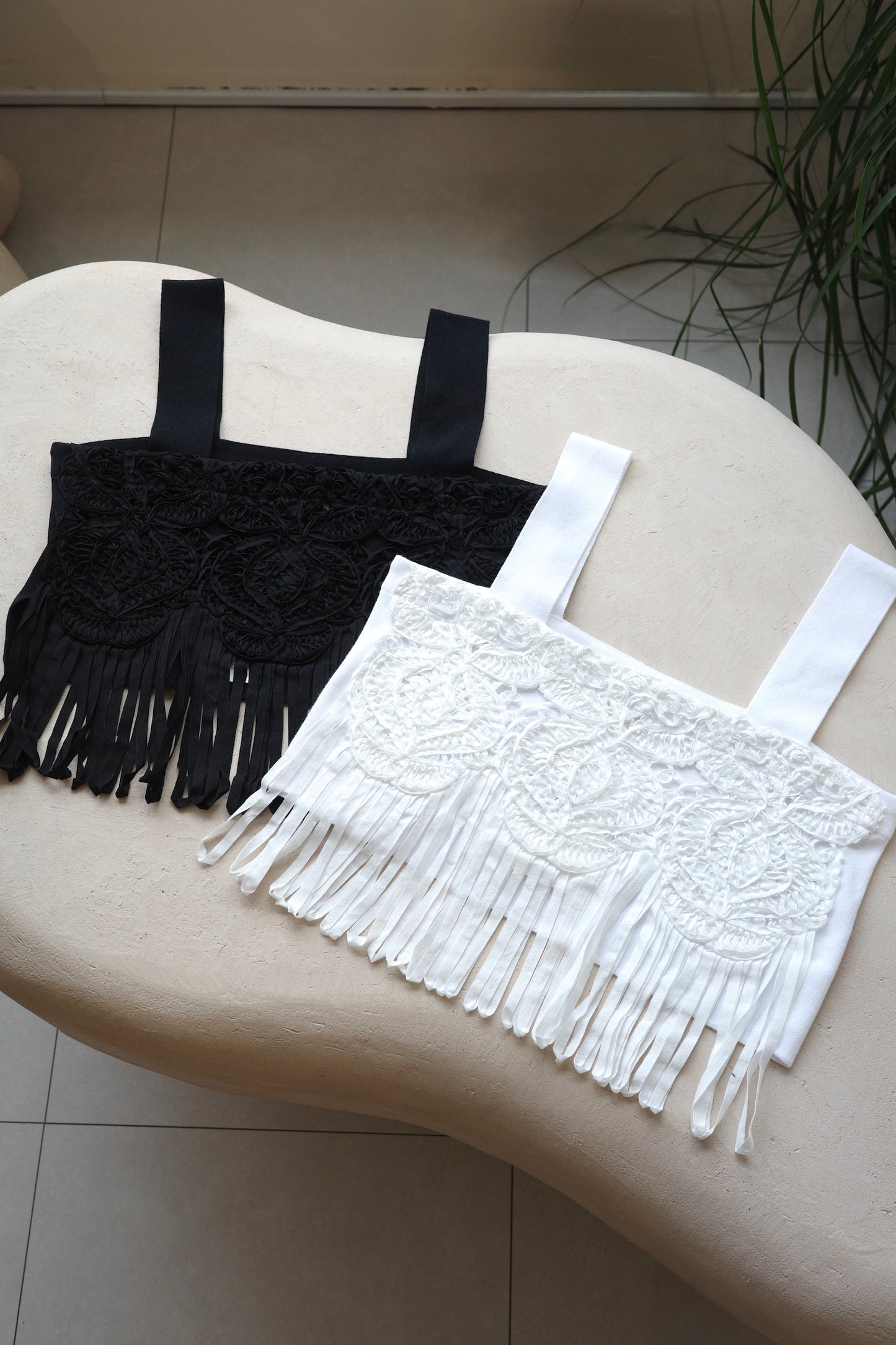【enrica】 Cotton Knit Bustier