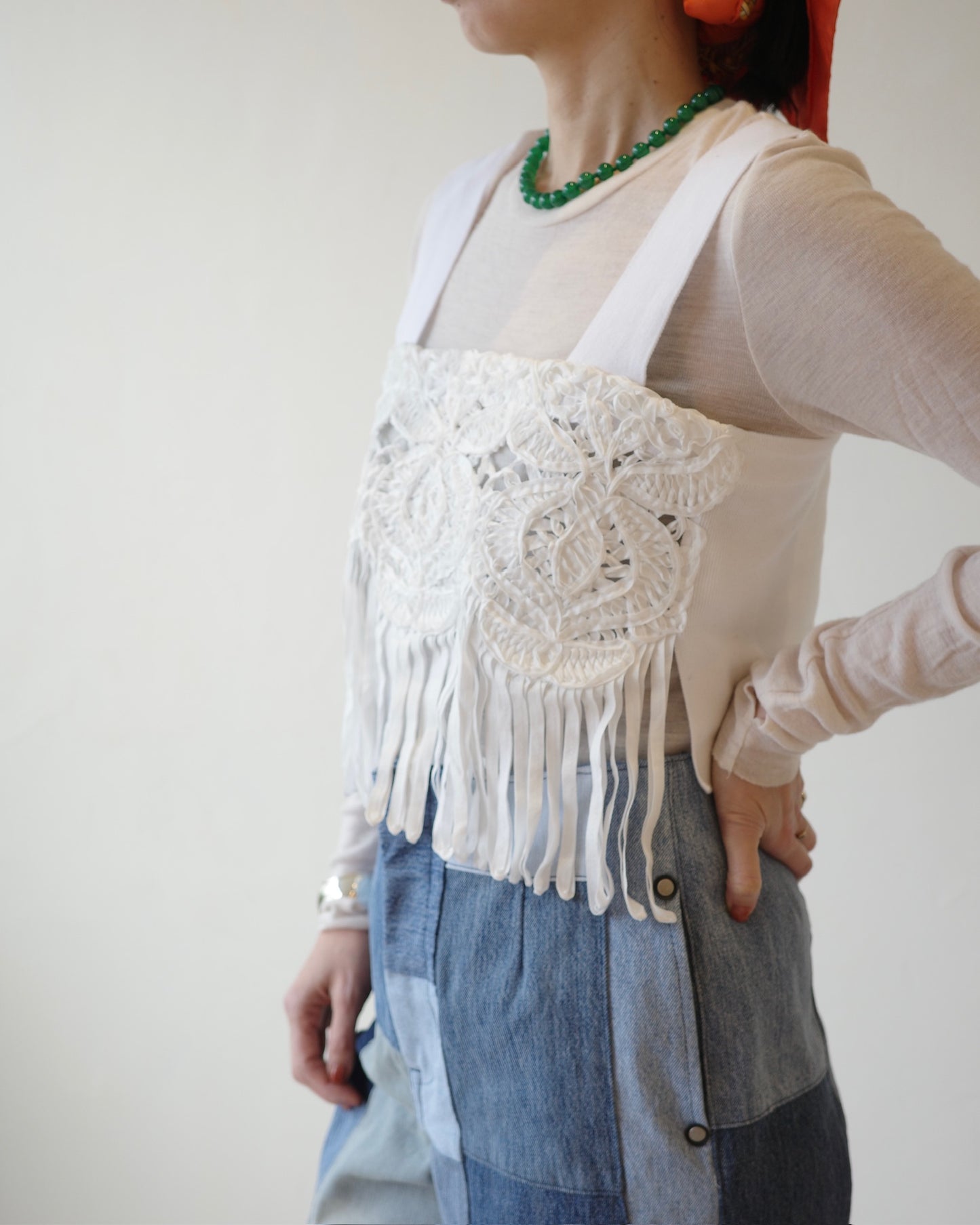 【enrica】 Cotton Knit Bustier