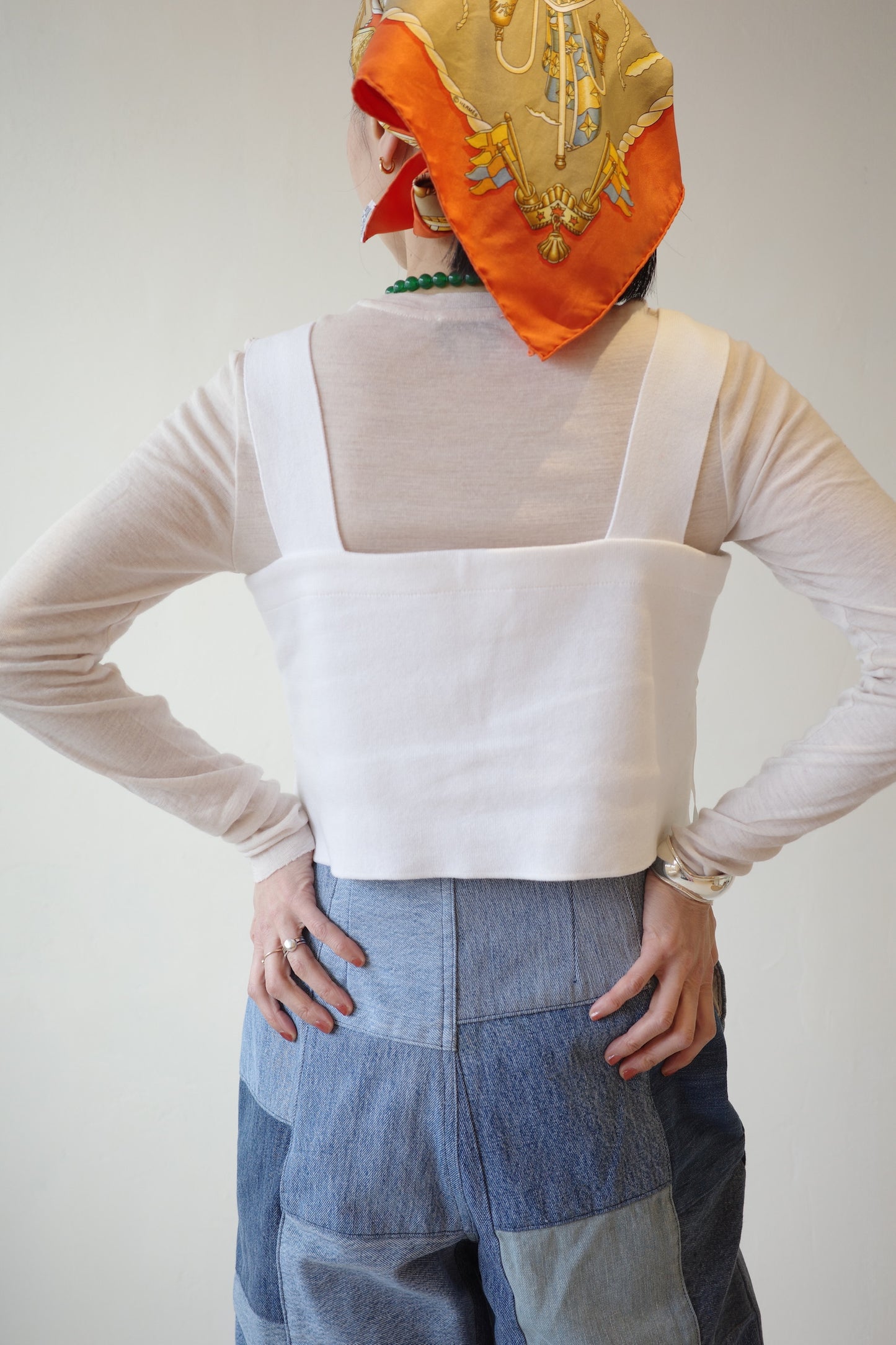 【enrica】 Cotton Knit Bustier