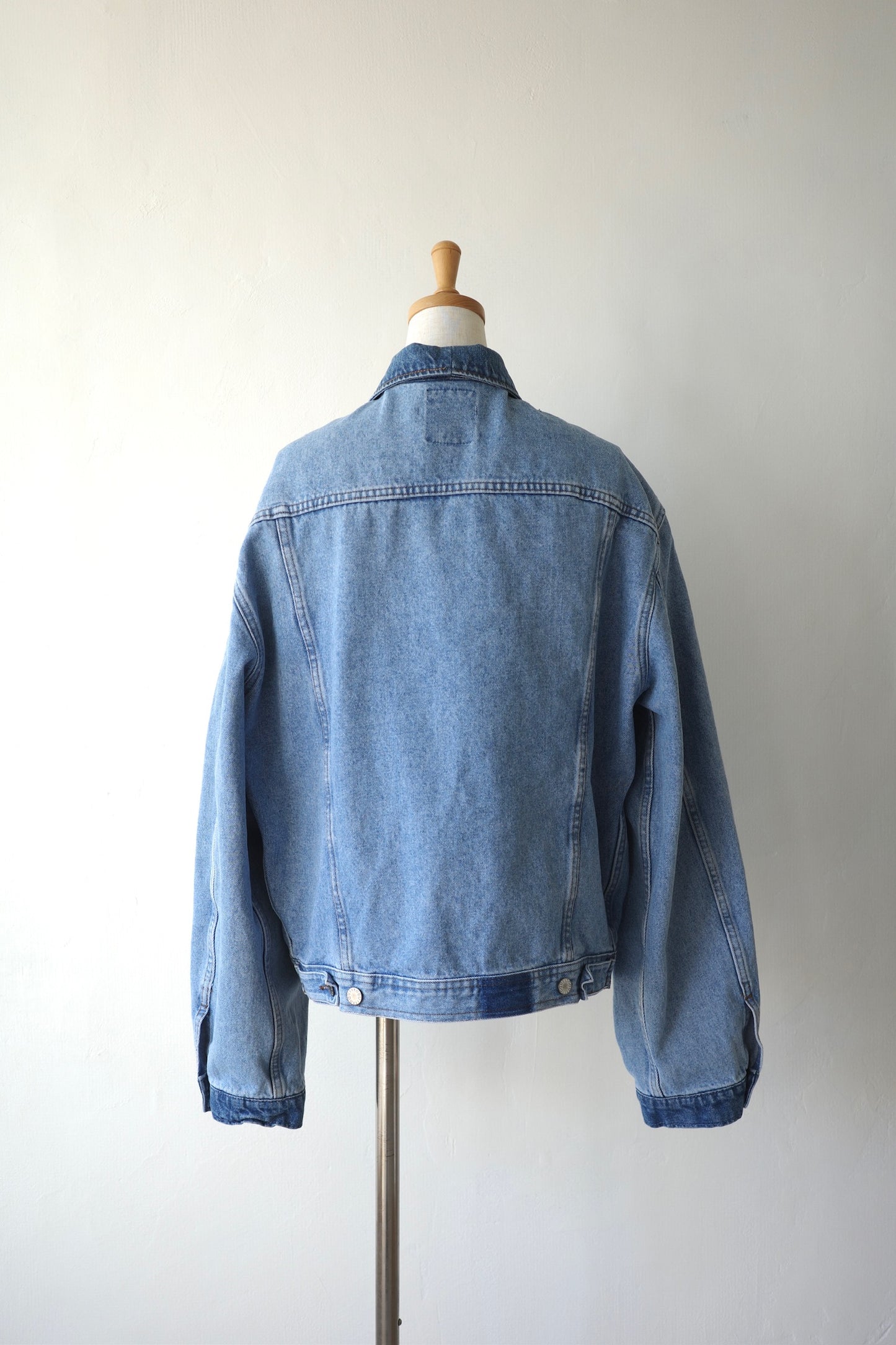 【QUIITO】 collar scheme denim jk