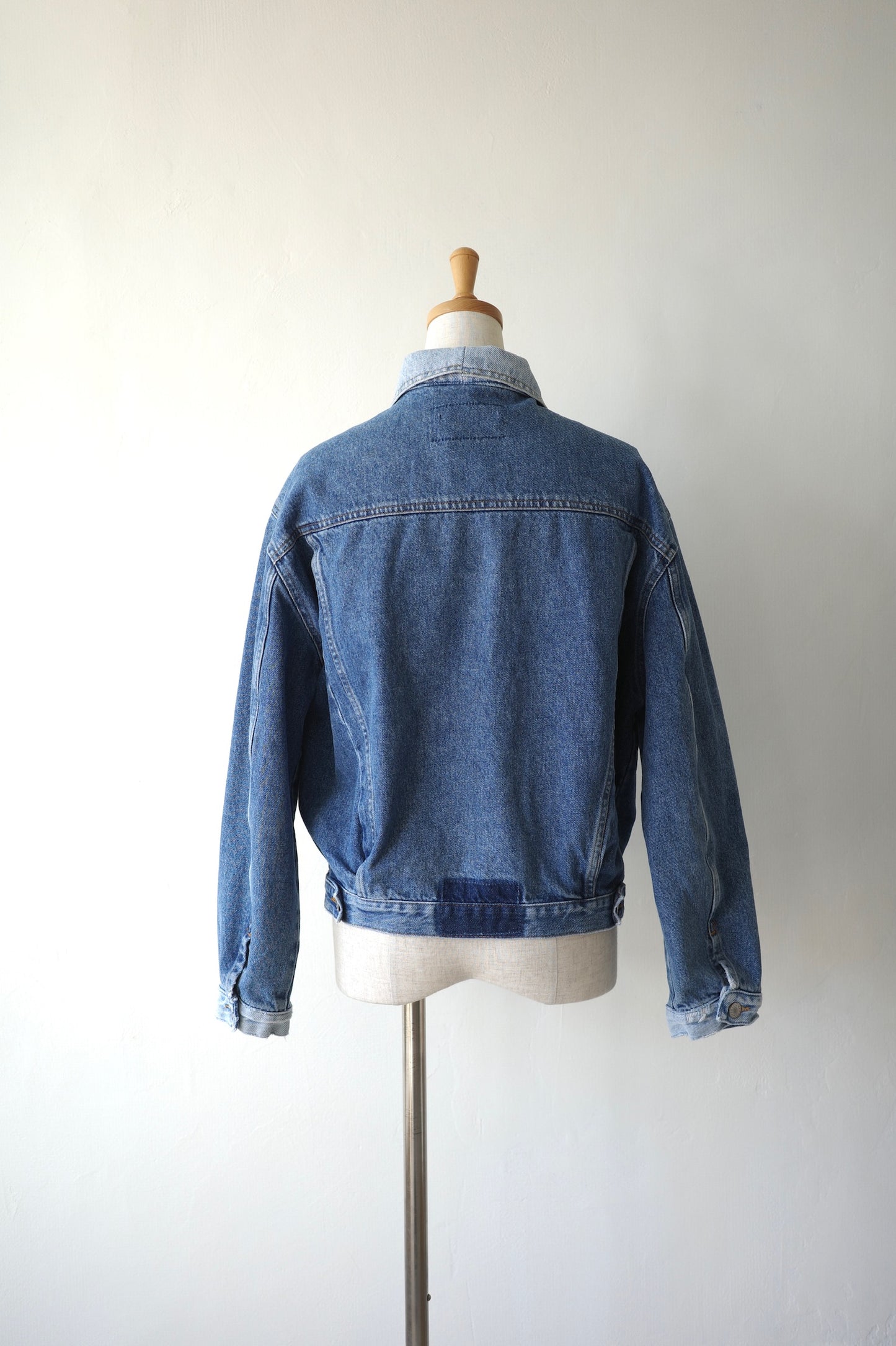 【QUIITO】 collar scheme denim jk