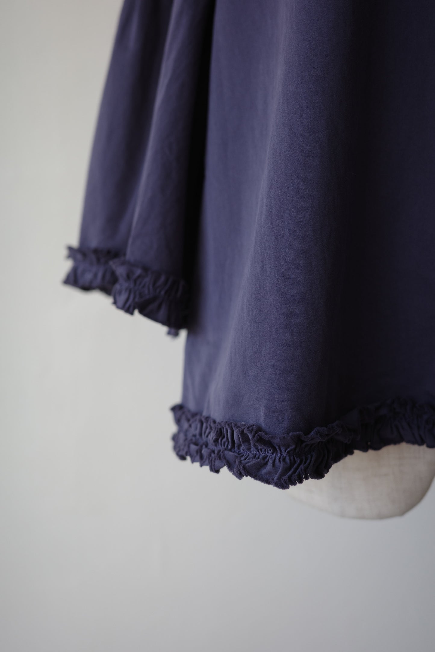 【crinkle crinkle crinkle】garment dye frill shirts