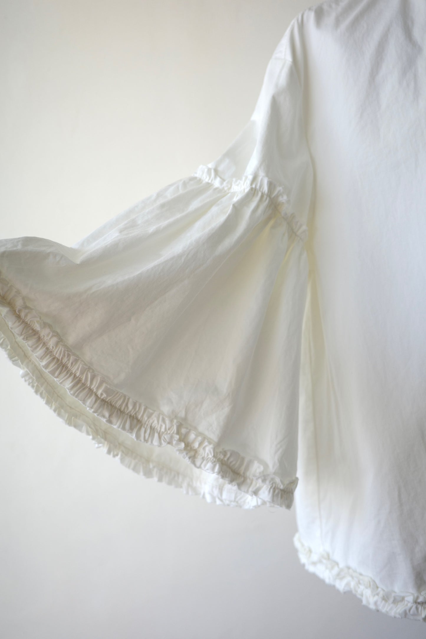 【crinkle crinkle crinkle】garment dye frill shirts