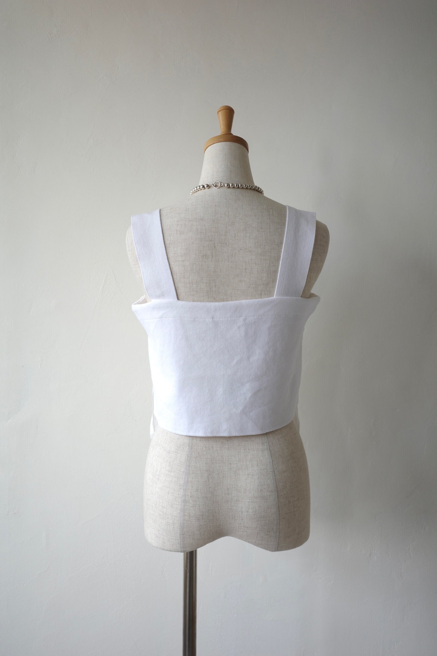 【enrica】 Cotton Knit Bustier