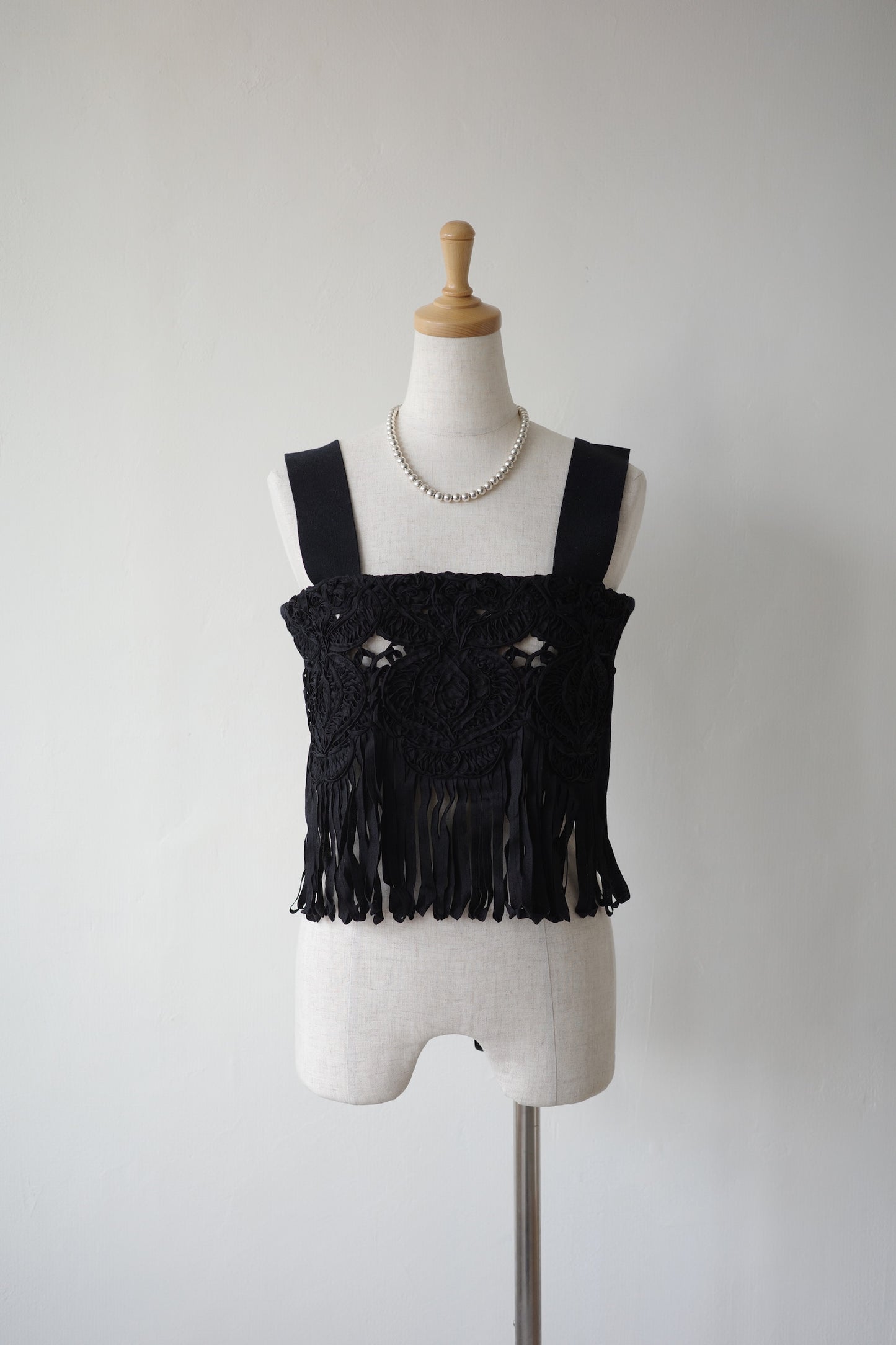 【enrica】 Cotton Knit Bustier