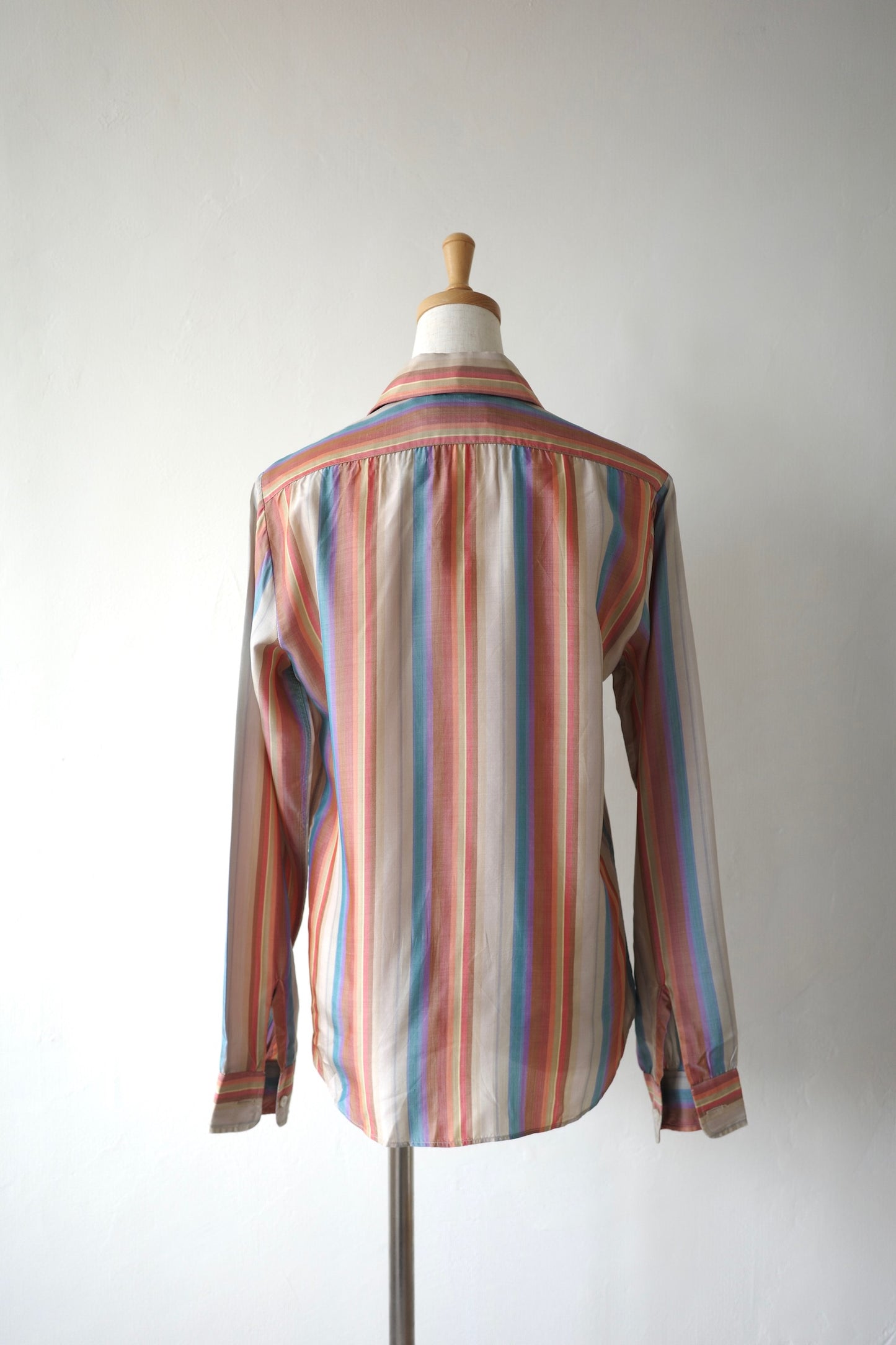Multi-Stripe Silk Shirt