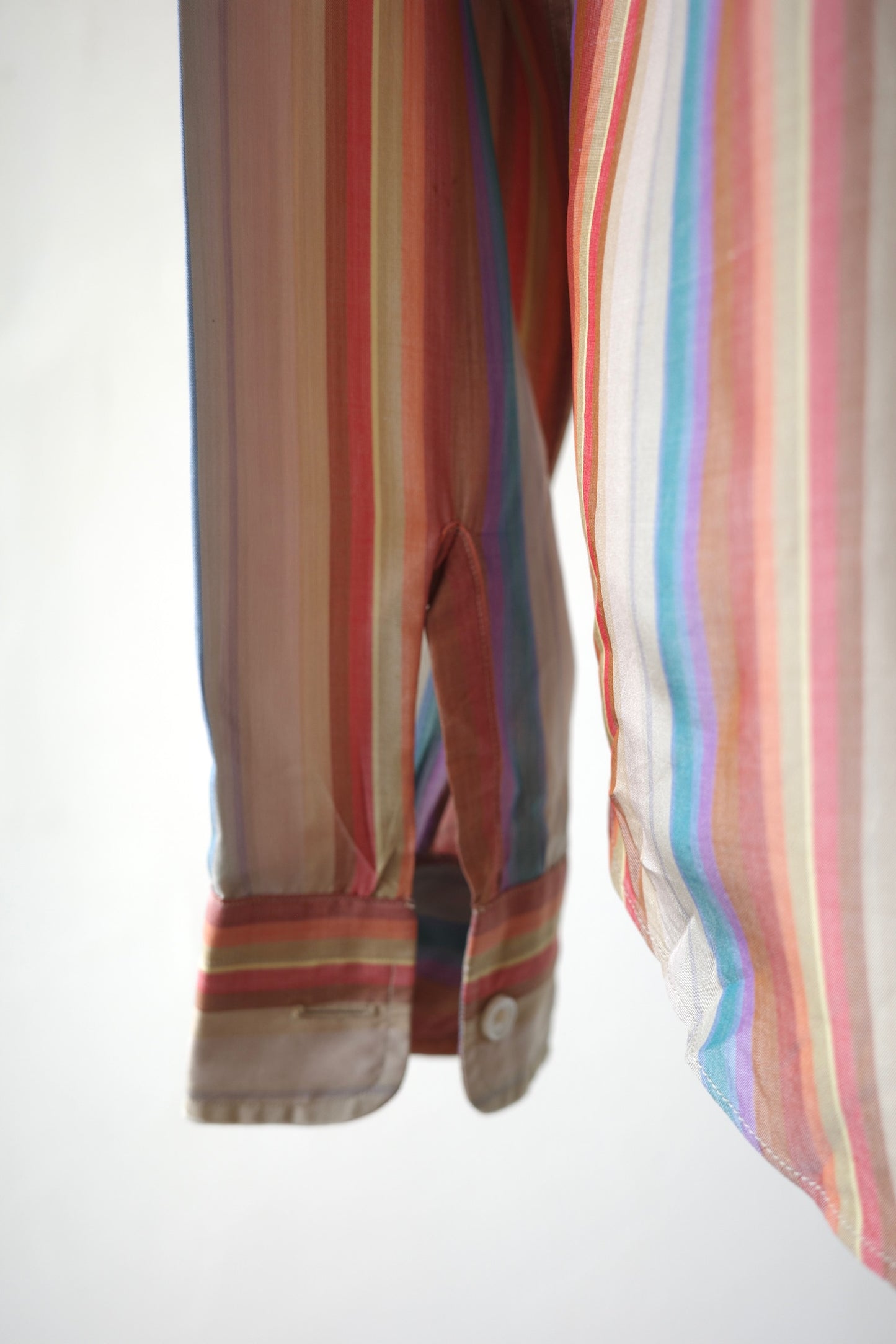 Multi-Stripe Silk Shirt