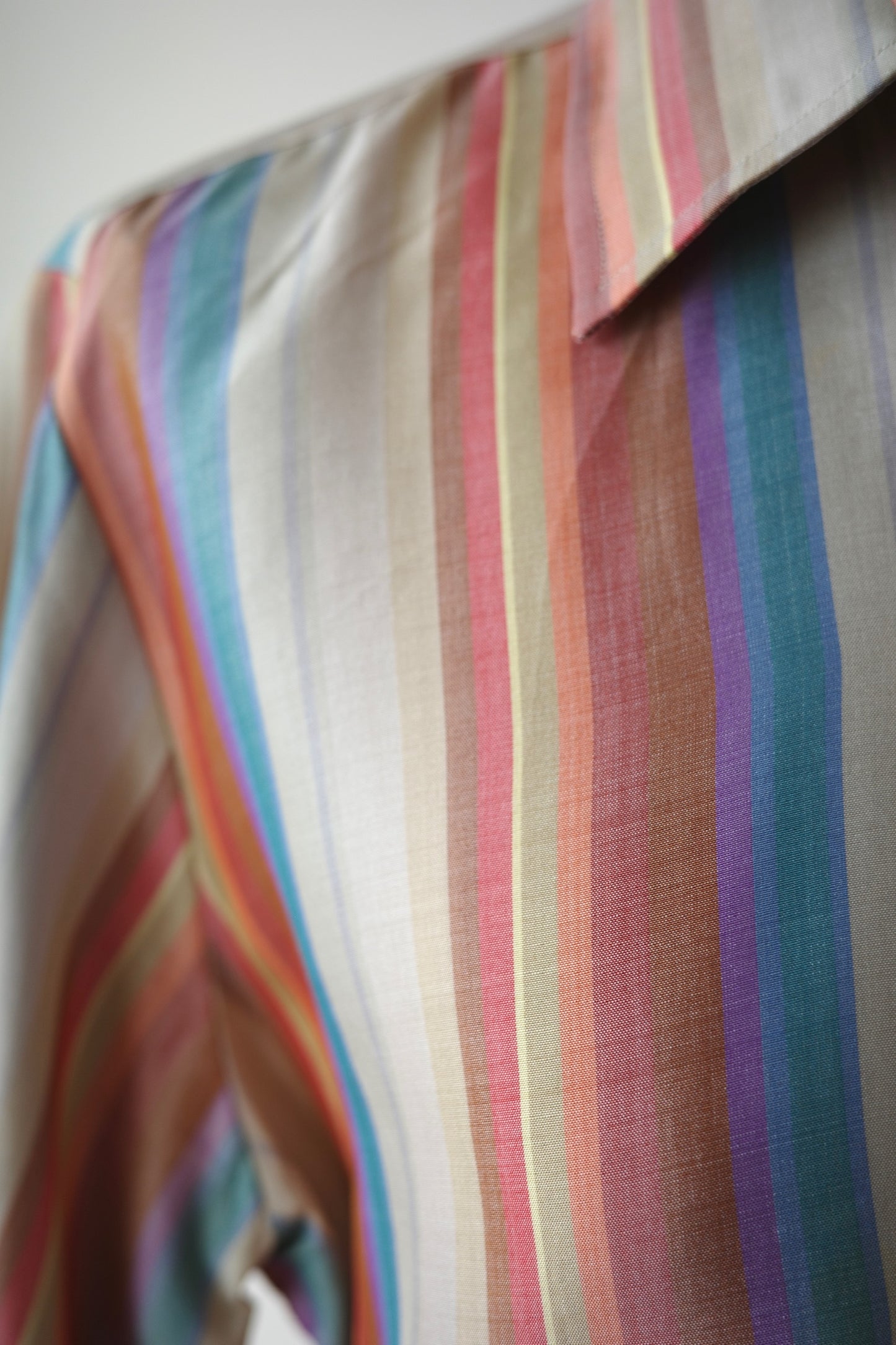 Multi-Stripe Silk Shirt
