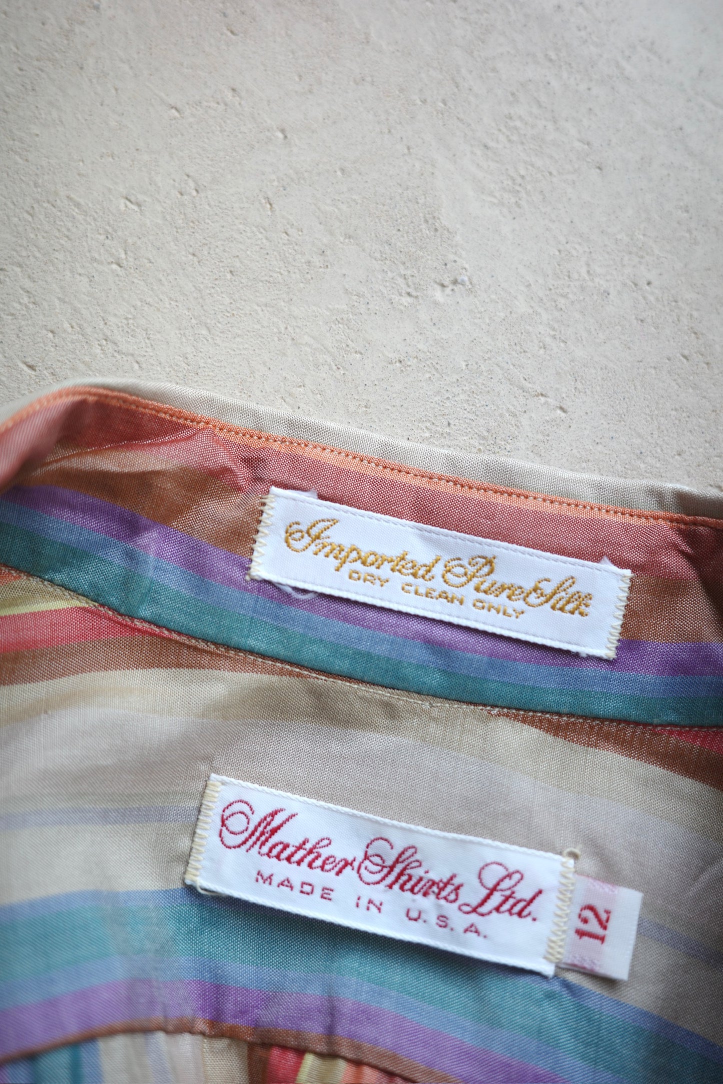 Multi-Stripe Silk Shirt