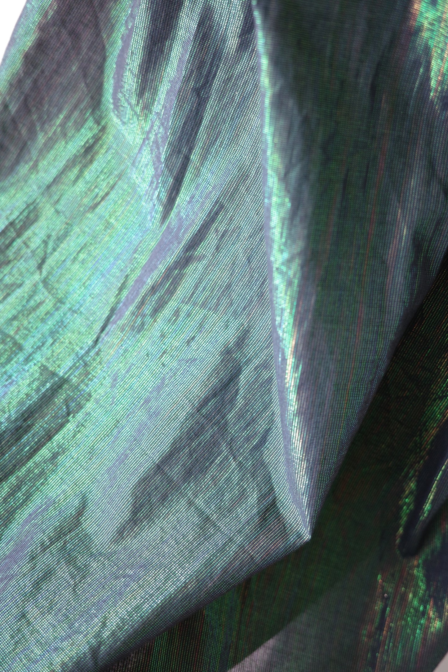 Metallic Gathered Skirt