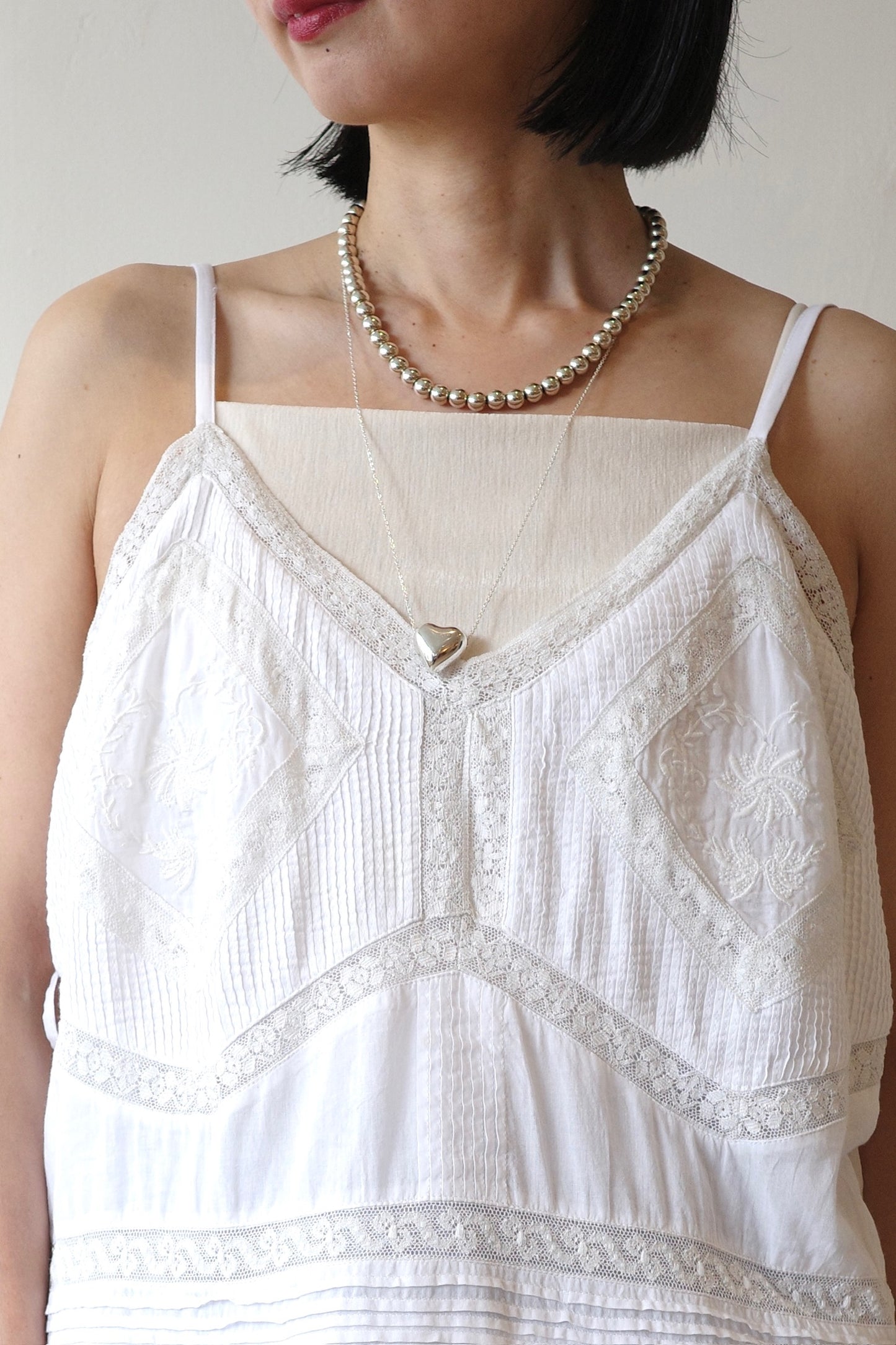 【BASENOTES】Heart necklace 65cm