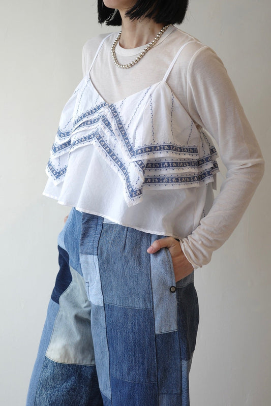【crinkle crinkle crinkle】handkerchief camisole