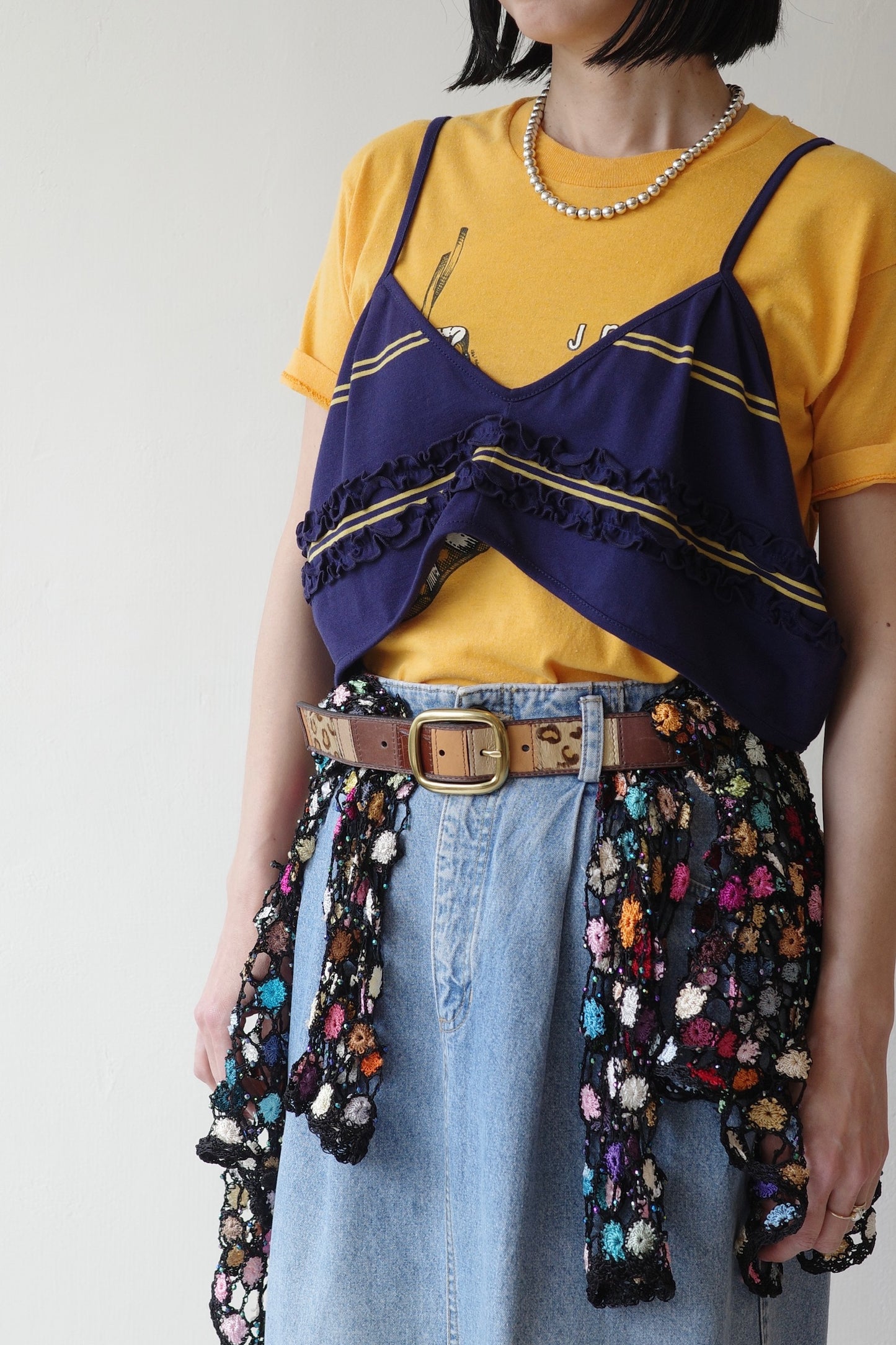 【griguri】border monster big bra