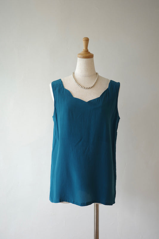 Silk Sleeveless Top