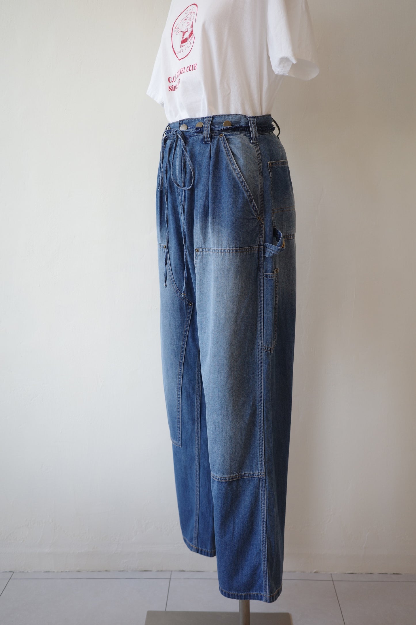 【crinkle crinkle crinkle】double knee denim