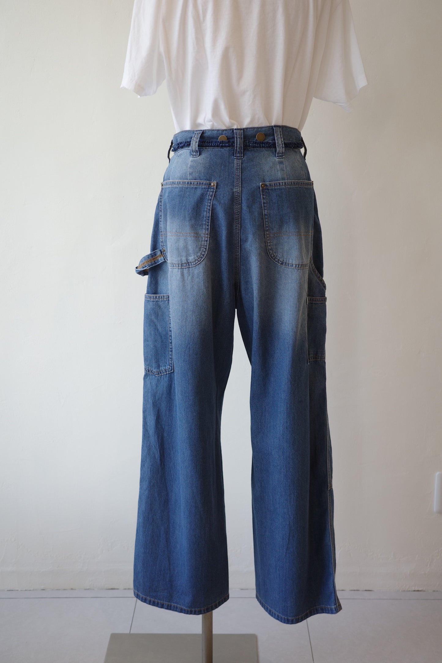 【crinkle crinkle crinkle】double knee denim