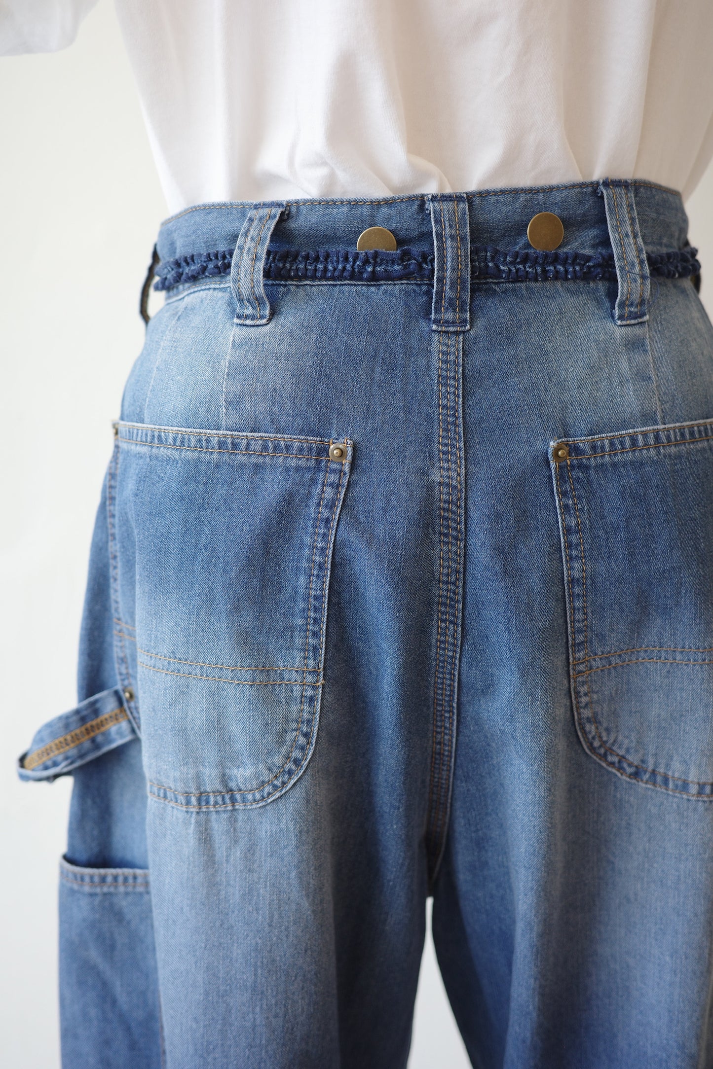 【crinkle crinkle crinkle】double knee denim