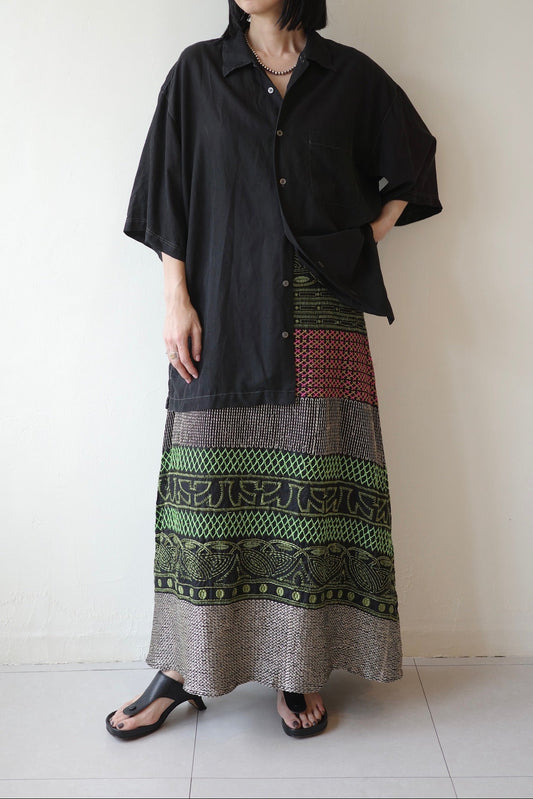 Embroidered Cotton Skirt