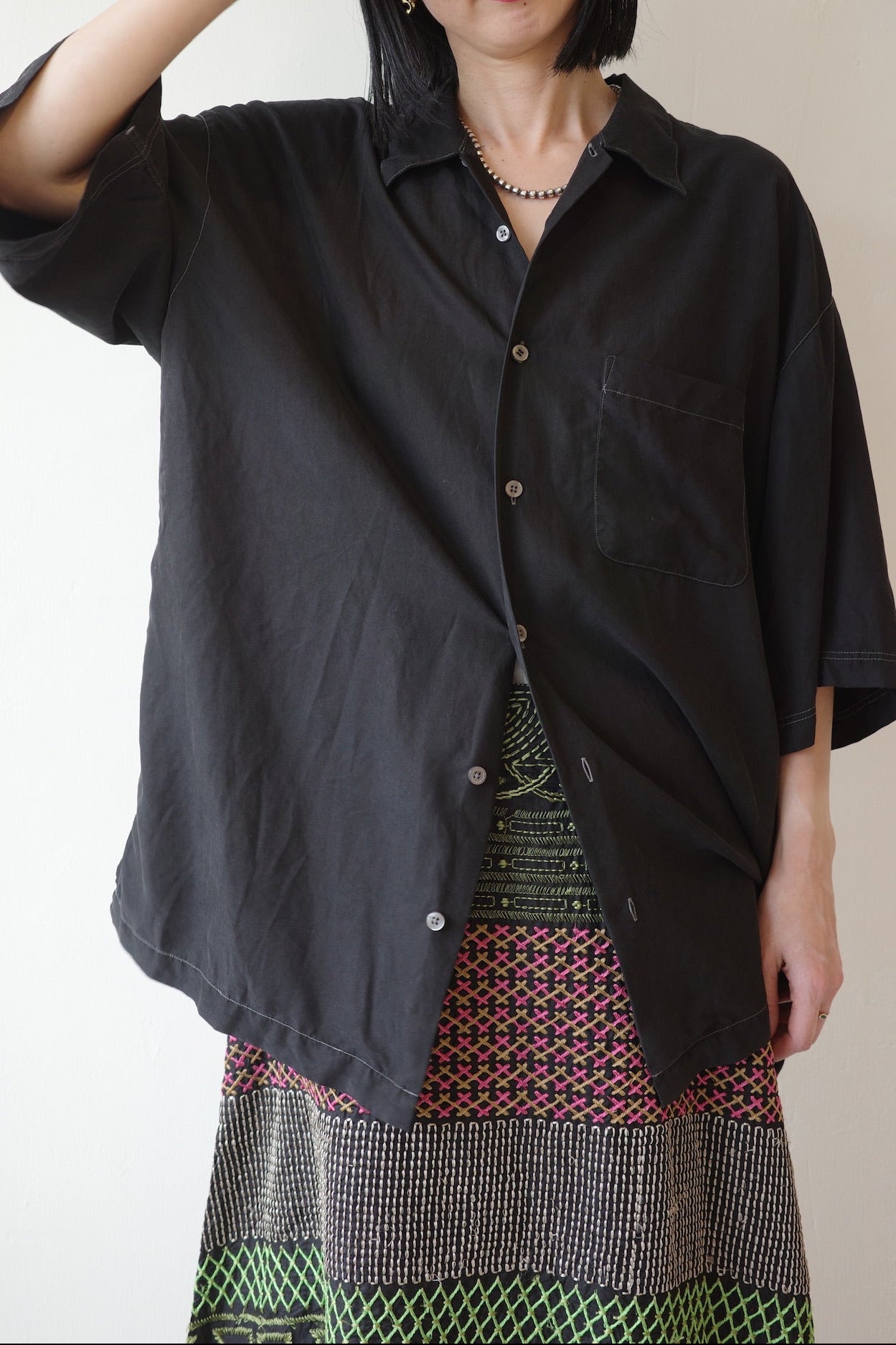 Black Dyed Shirt