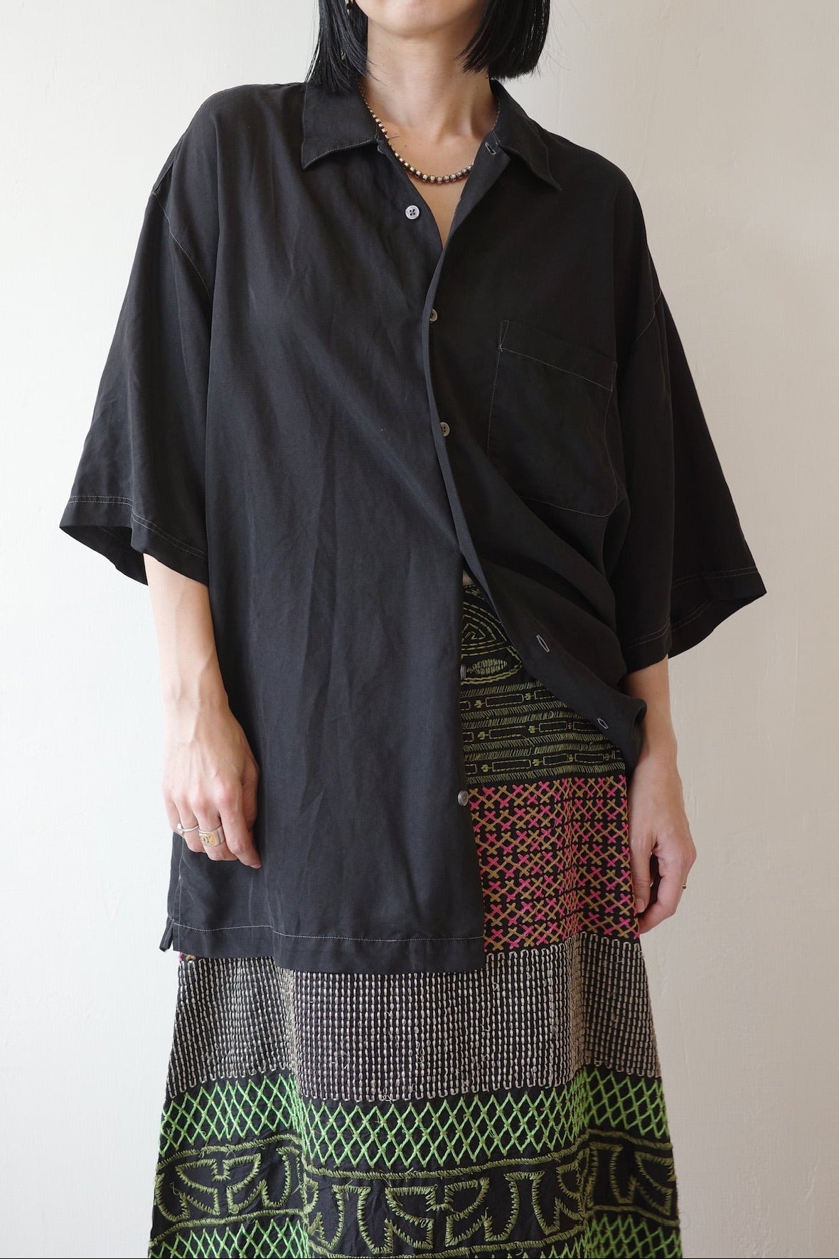 Black Dyed Shirt