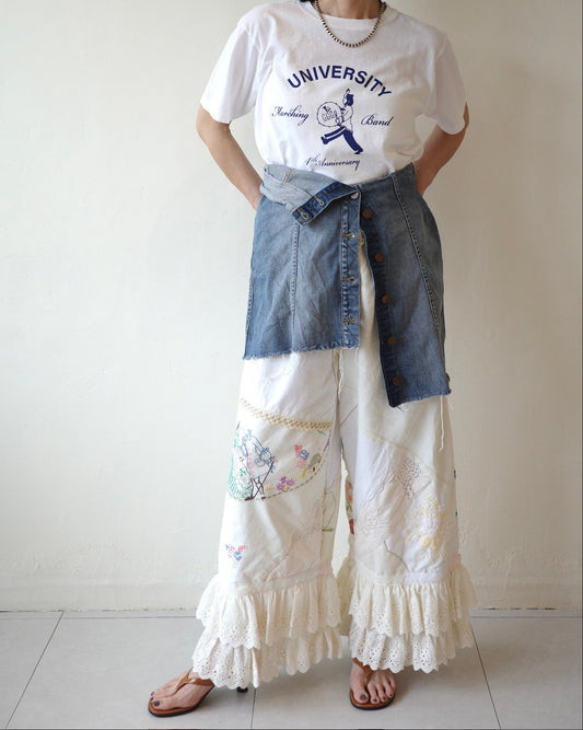 Vintage Handkerchief Remake Pants