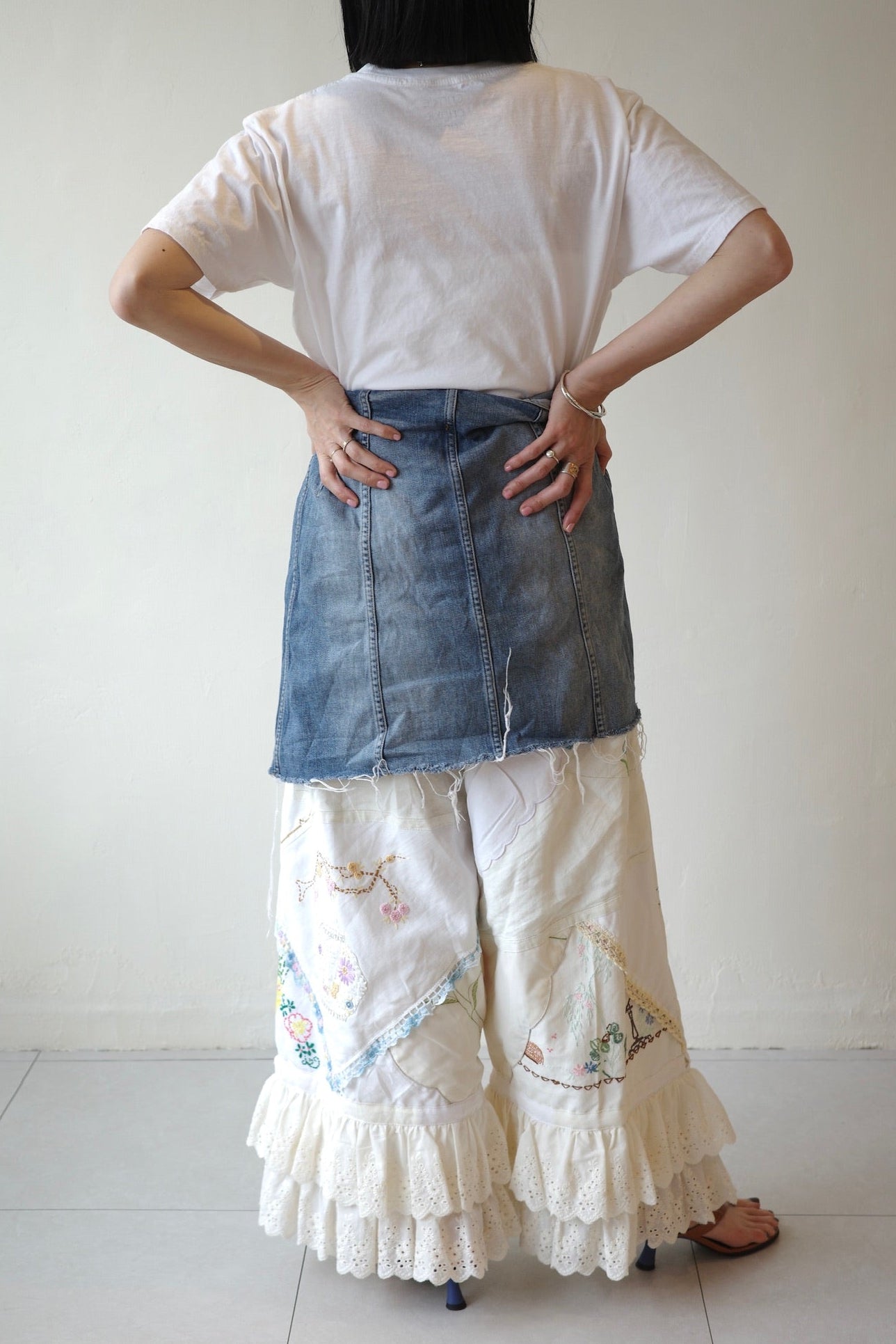 Vintage Handkerchief Remake Pants