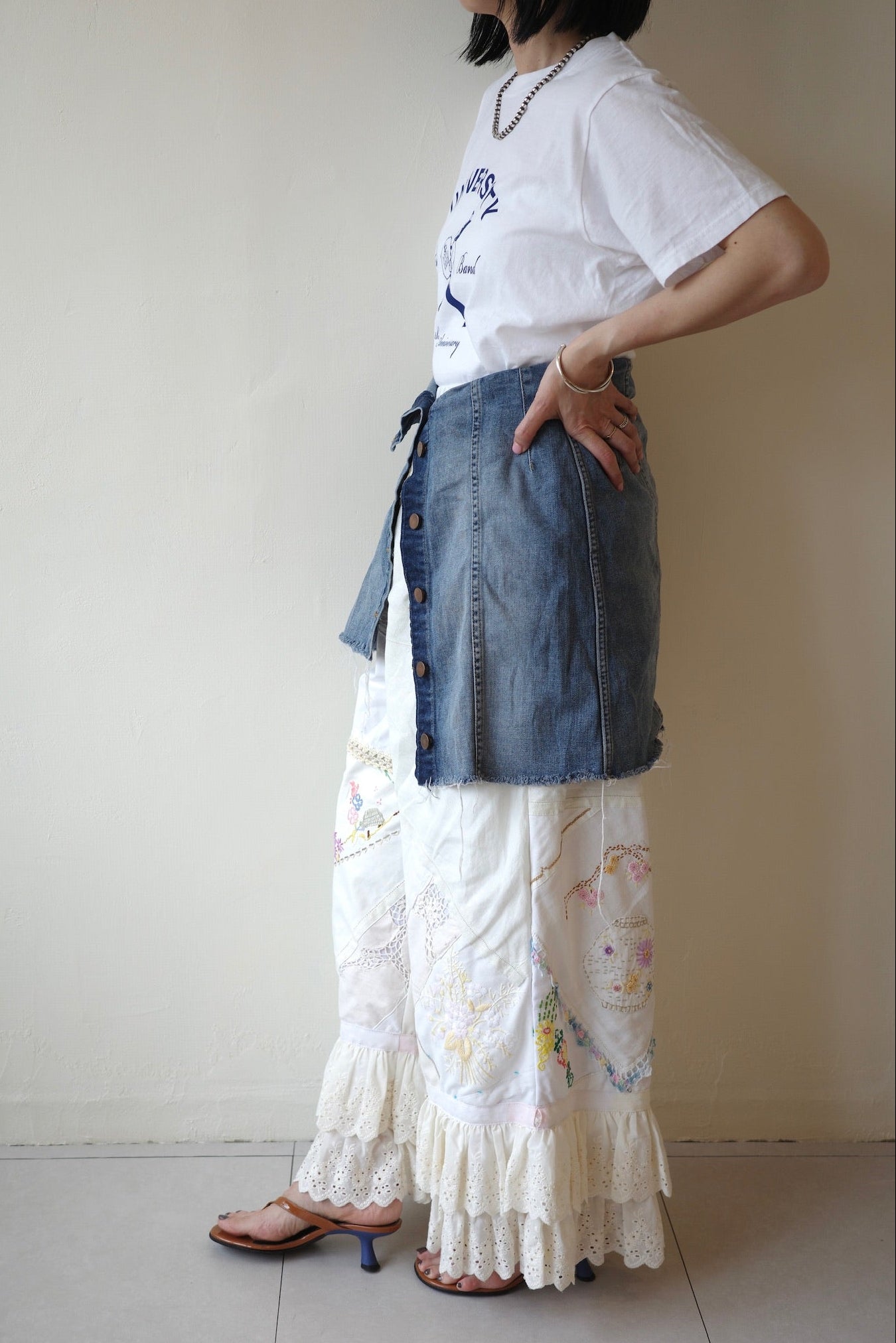 Vintage Handkerchief Remake Pants