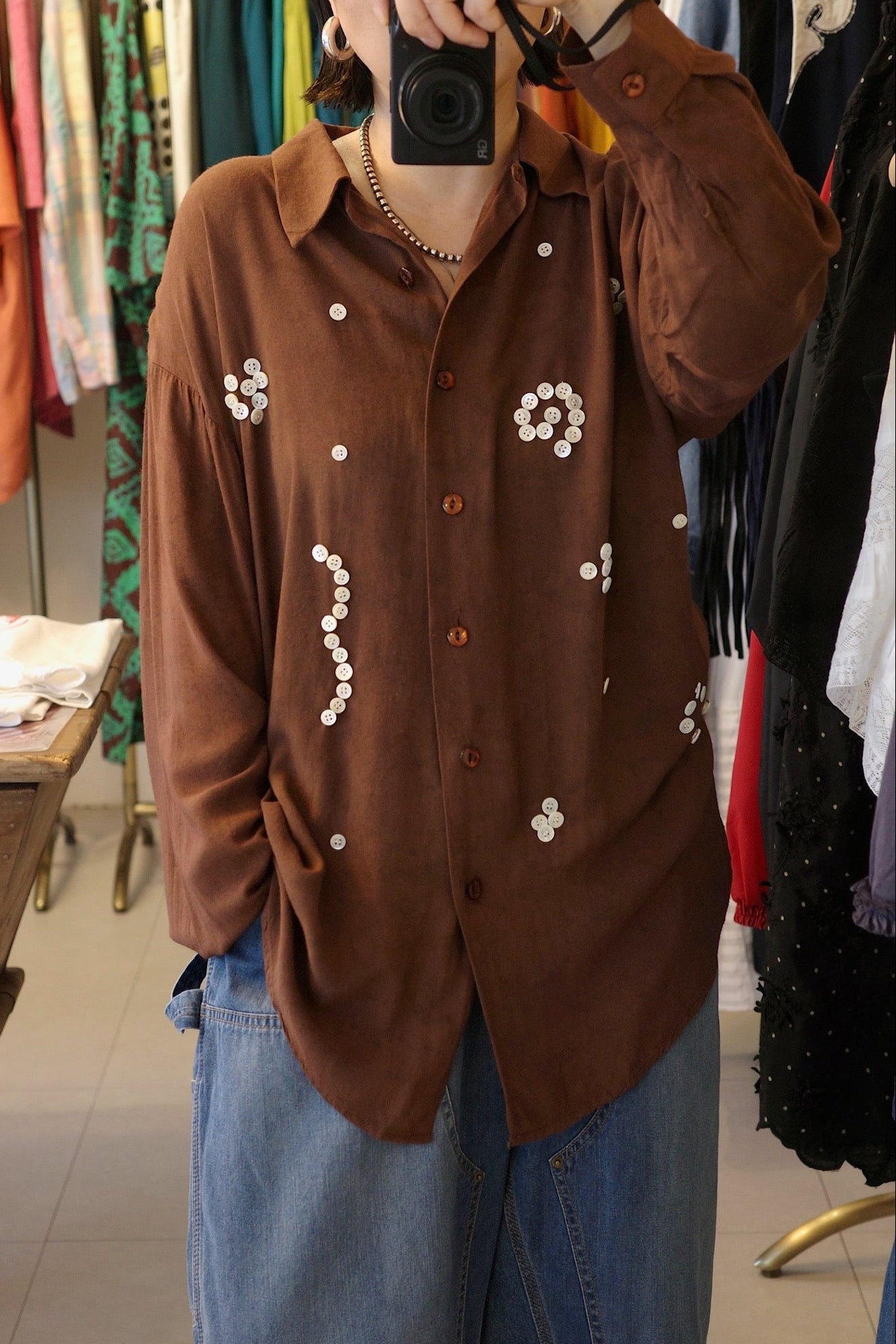 Button Motif Shirt