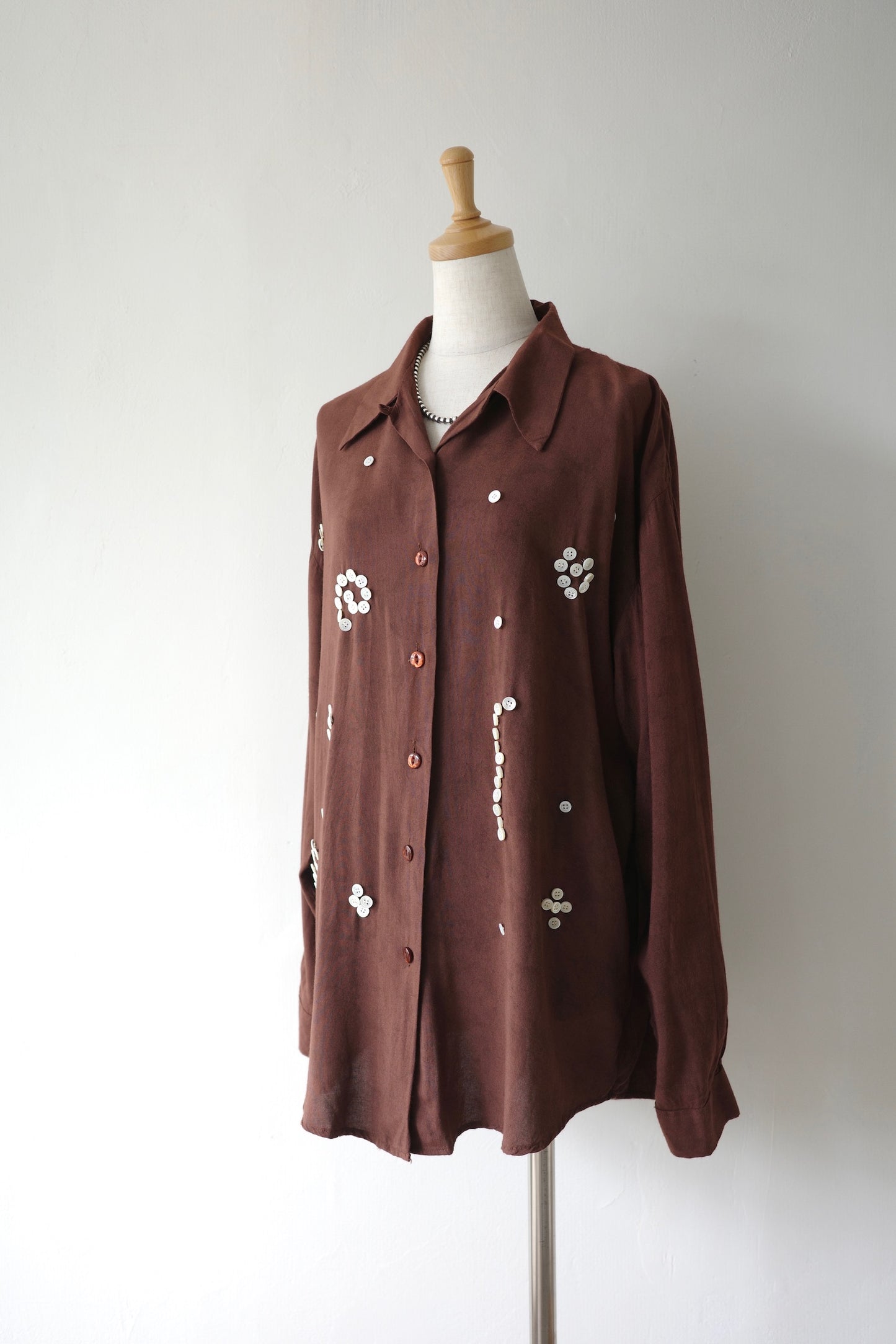 Button Motif Shirt