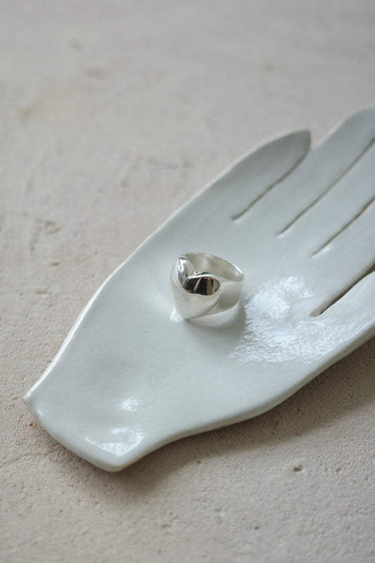 【BASENOTES】Heart signet ring