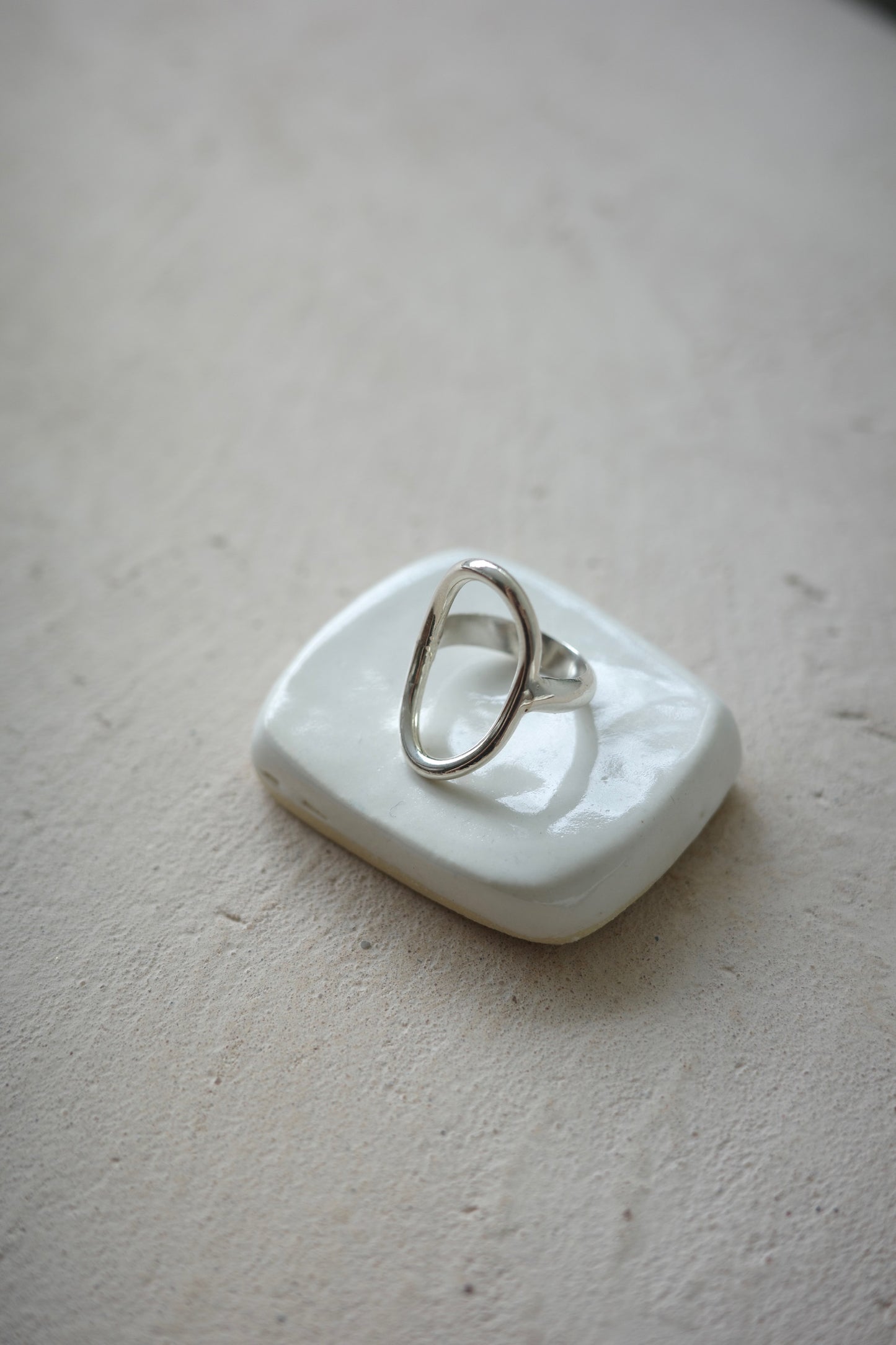 【BASENOTES】Silver circle ring